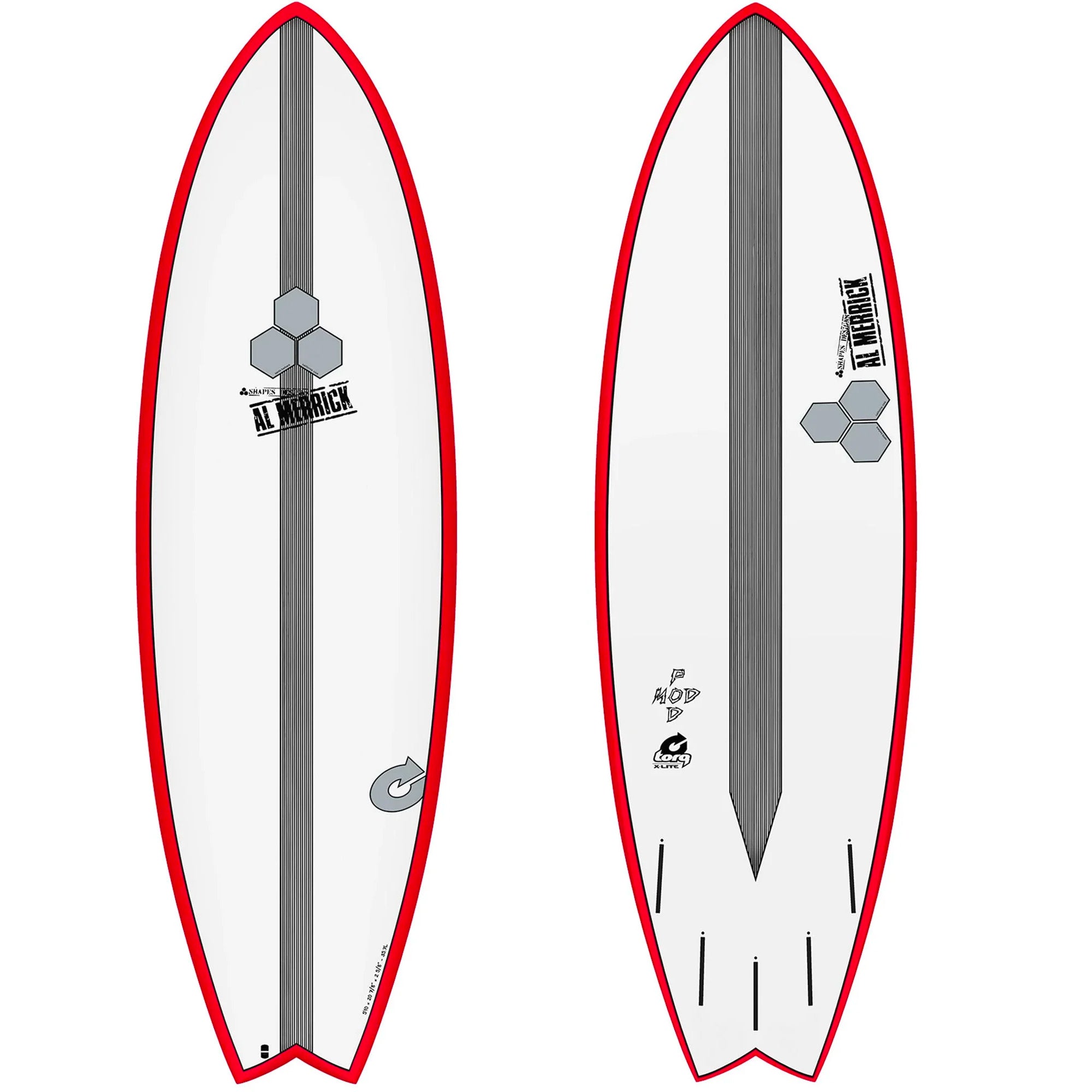 Torq Pod Mod X-Lite 5'10 Surfboard - Futures