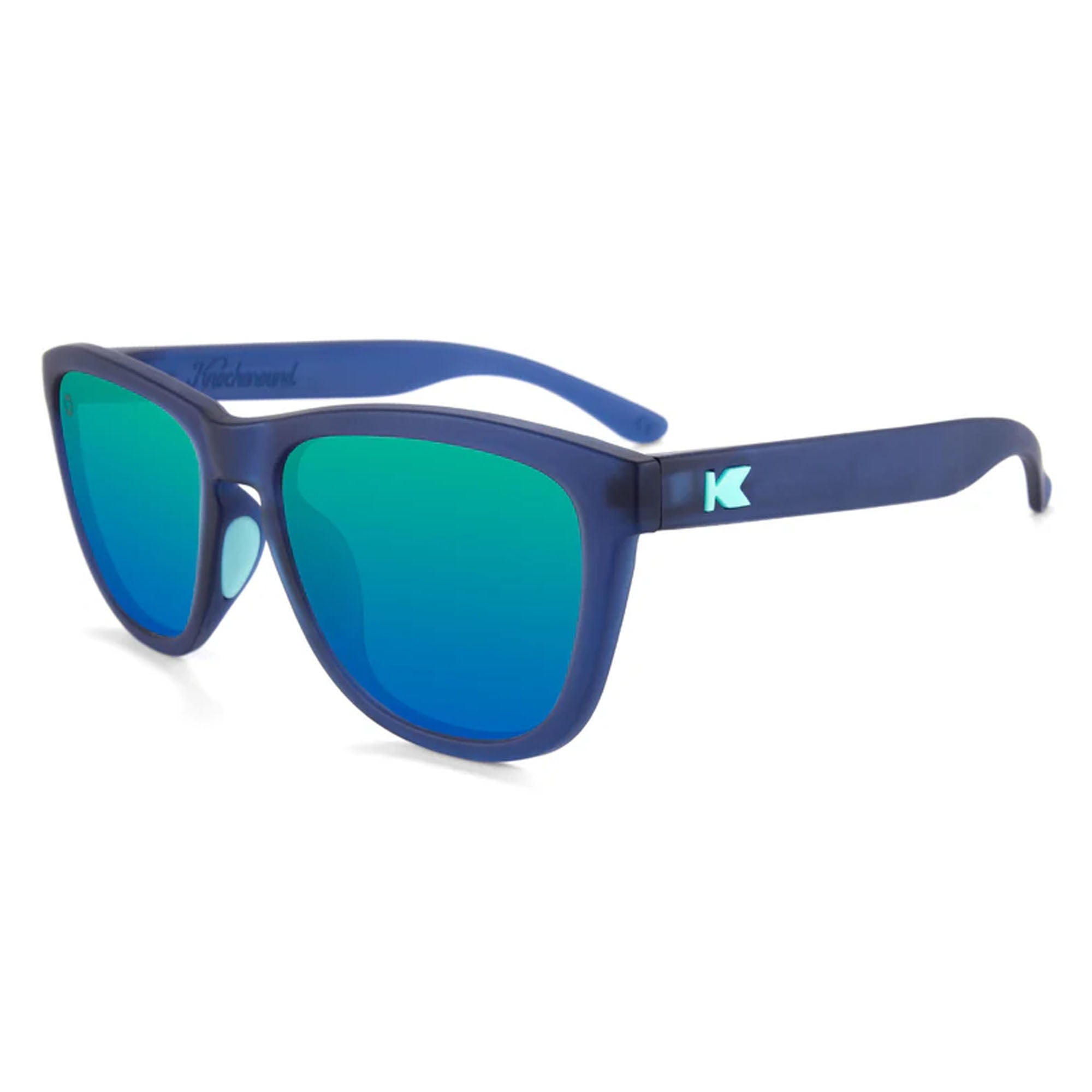 Knockaround Premiums Sport Men's Sunglasses - Rubberized Mint Navy