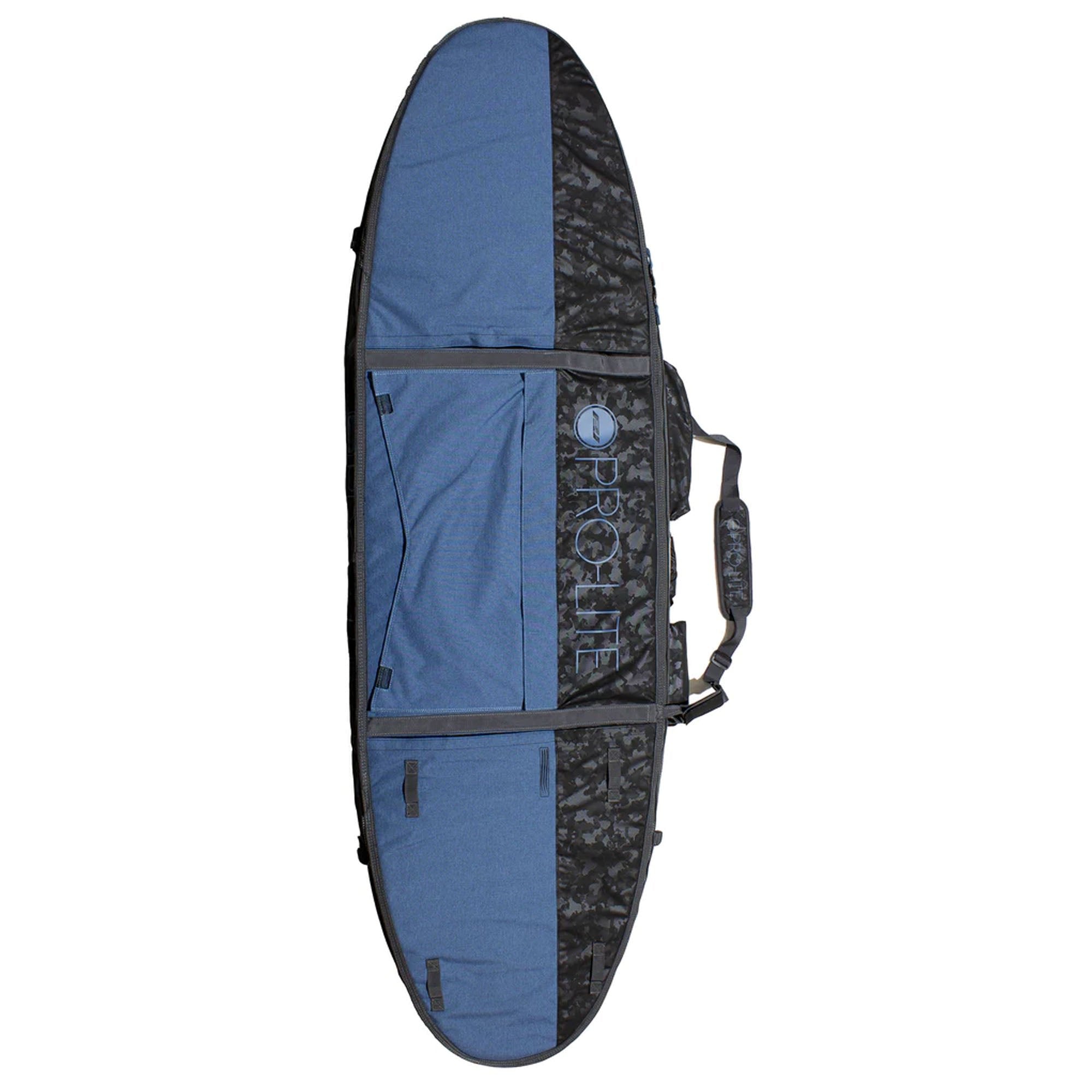 Pro-Lite Armored Finless Coffin Travel 2/3 Board Bag - Blue/Black