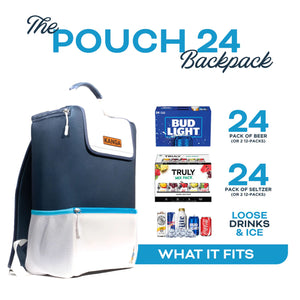 Kanga Coolers Pouch 24-Pack Backpack Cooler - Midnight