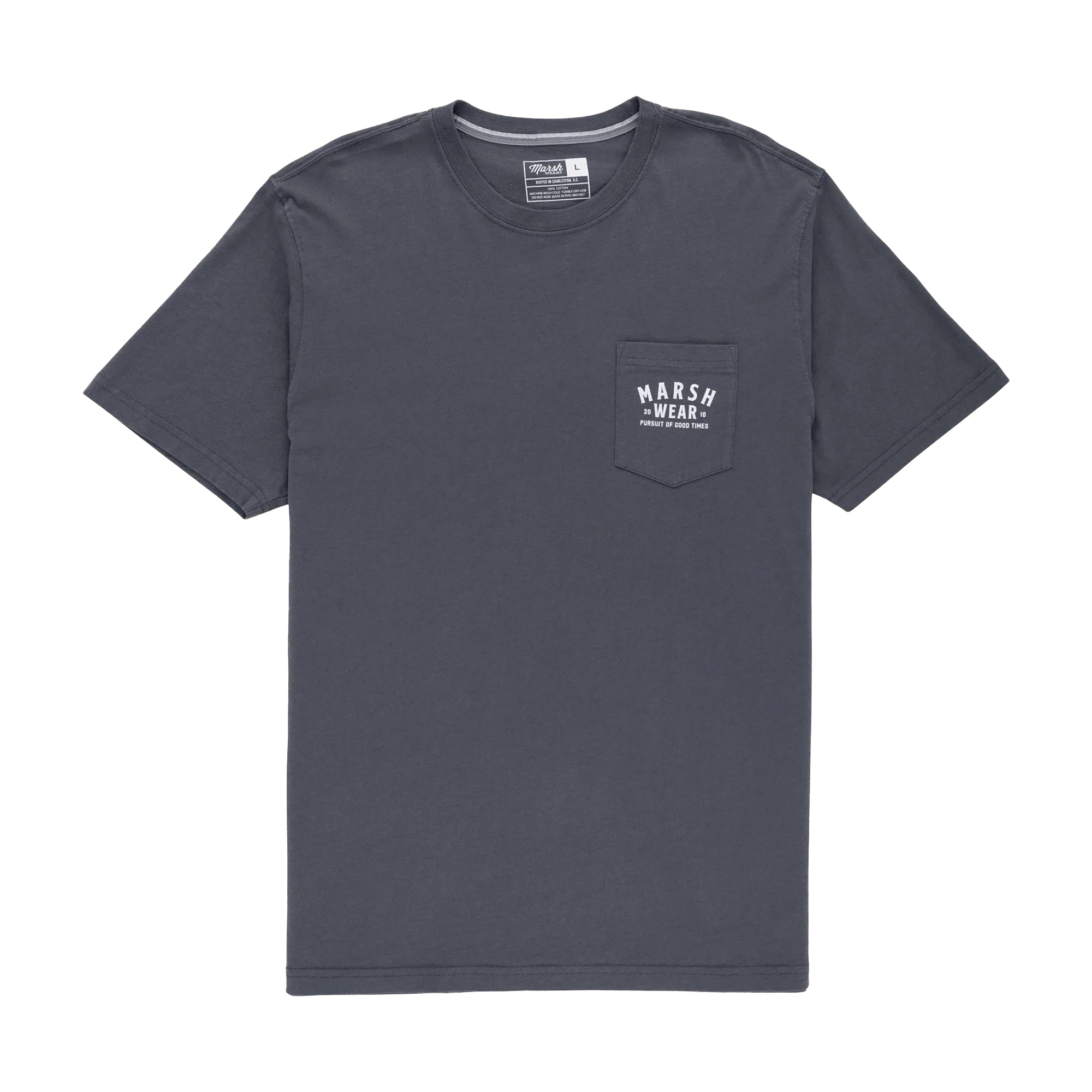 Marsh Wear Alton Camo Men's S/S T-Shirt - Pewter