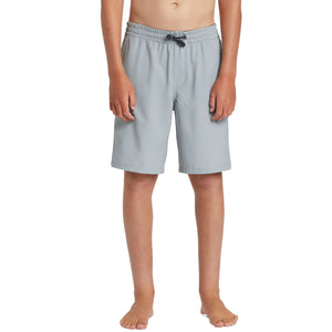 Quiksilver Taxer Amphibian 17" Youth Boy's Boardshorts - Grey