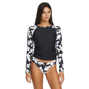 Volcom Midnight Lily Women's L/S Rashguard - Black