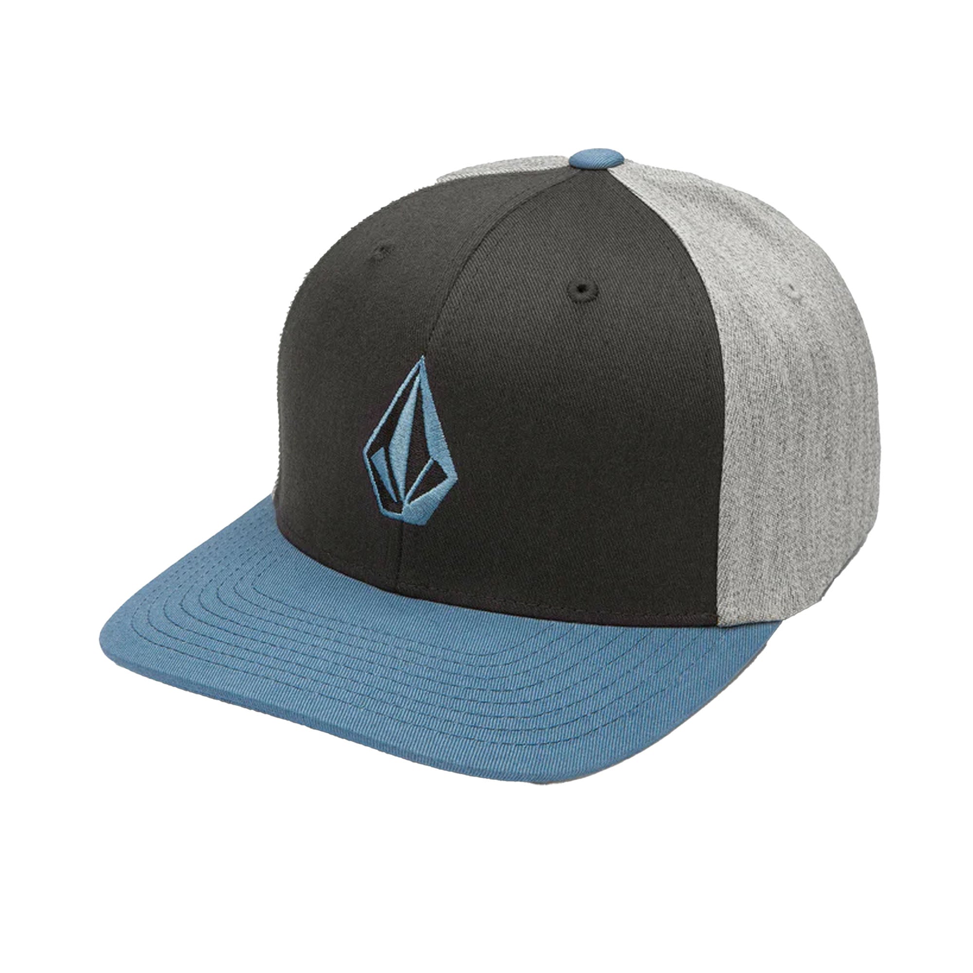 Volcom Full Stone Flexfit Men's Hat - Blue Rinse