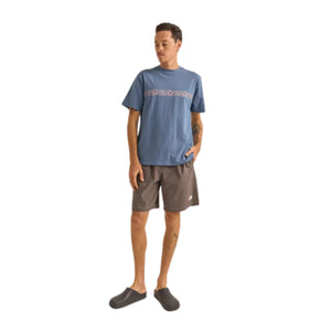 Rhythm Contrast Stitch 19" Men's Walkshorts - Charcoal