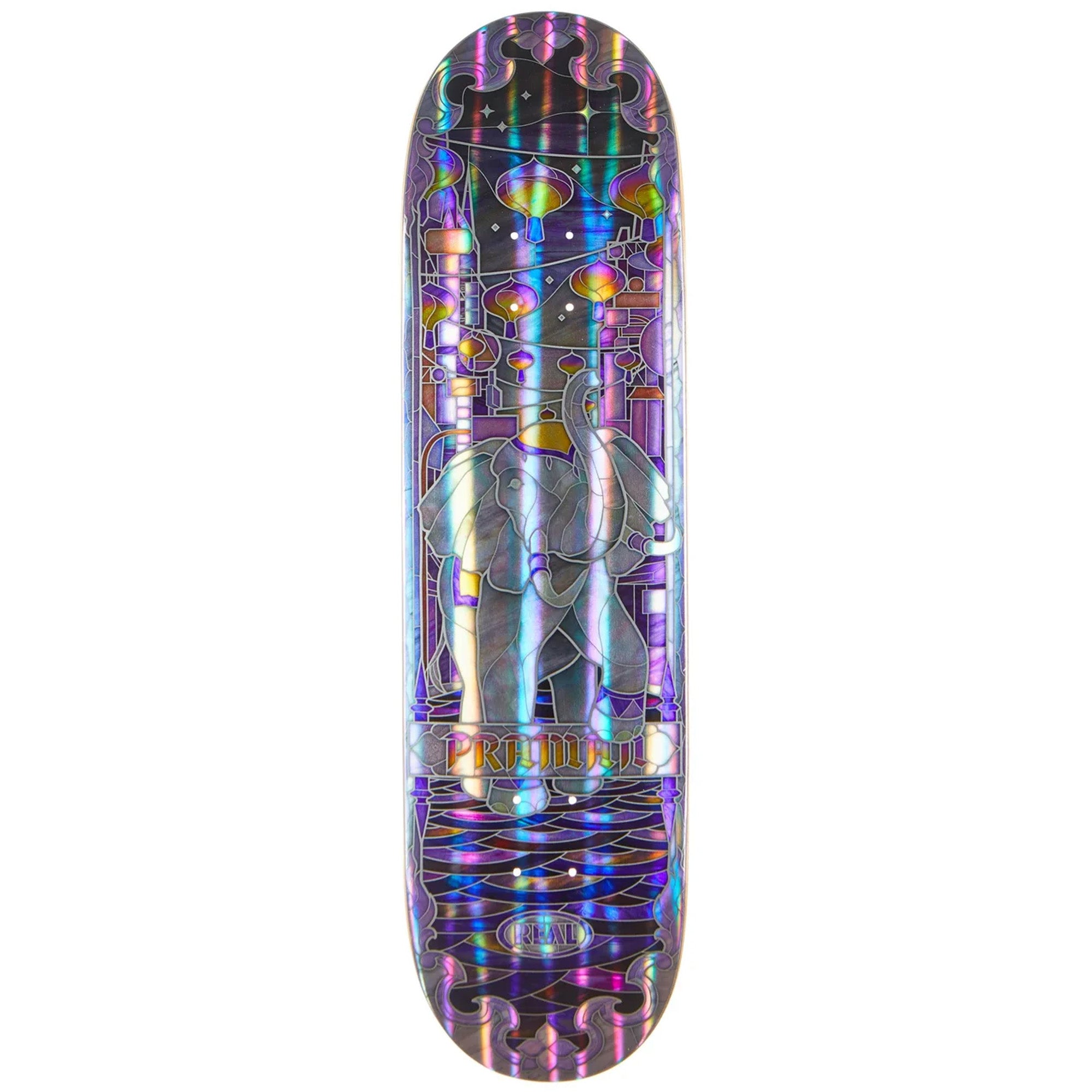 Real Praman Holographic Cathedral 8.5" Skateboard Deck