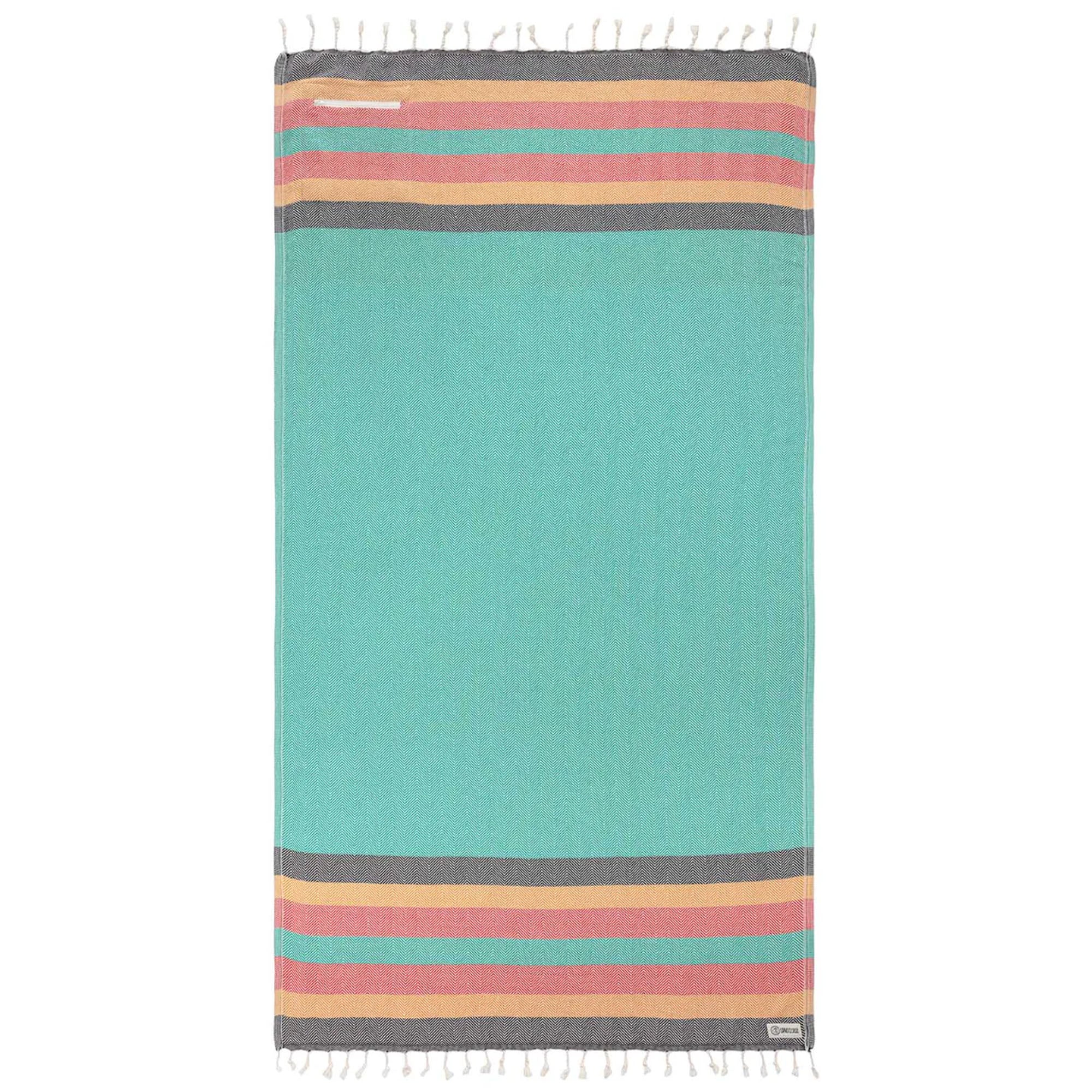 Sand Cloud Pocket Towel - Rasta Stripes