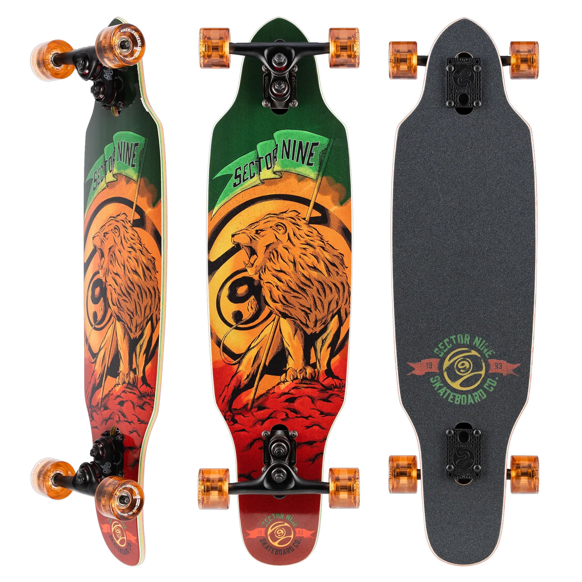 Sector 9 Rasta Mini Striker 33” Complete Skateboard