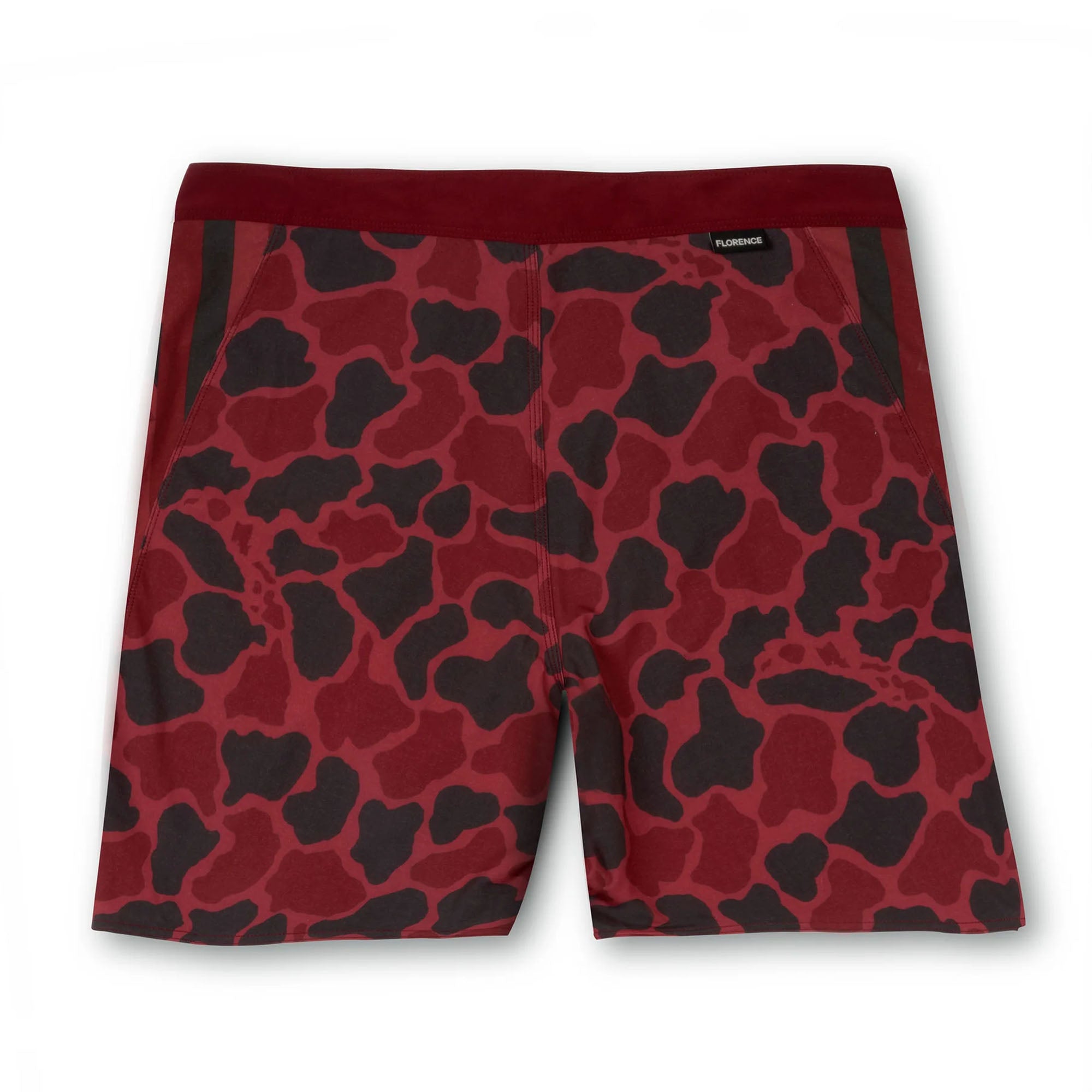 Florence Marine X F1 Pro Hawaii Men's Boardshorts - Maroon