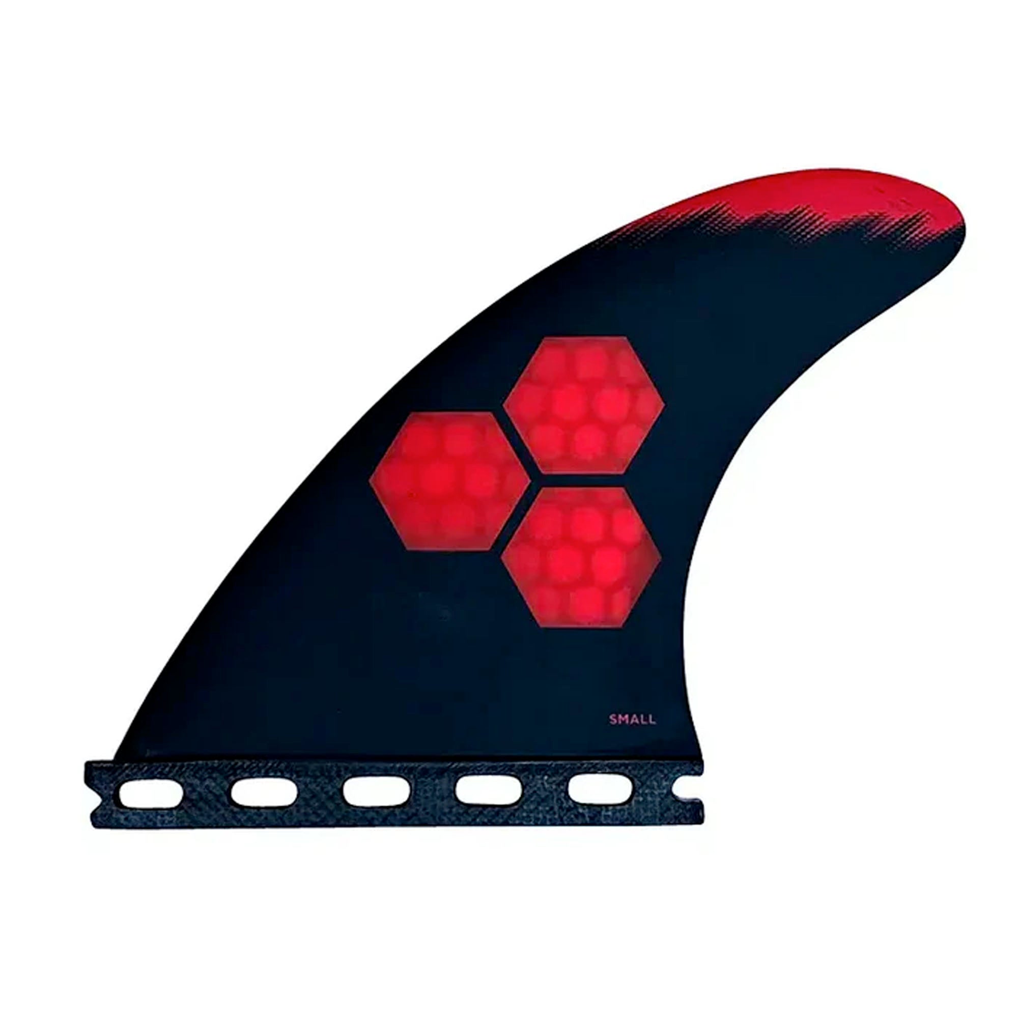 Channel Islands Tech 1 Small Thruster Fin Set - Red