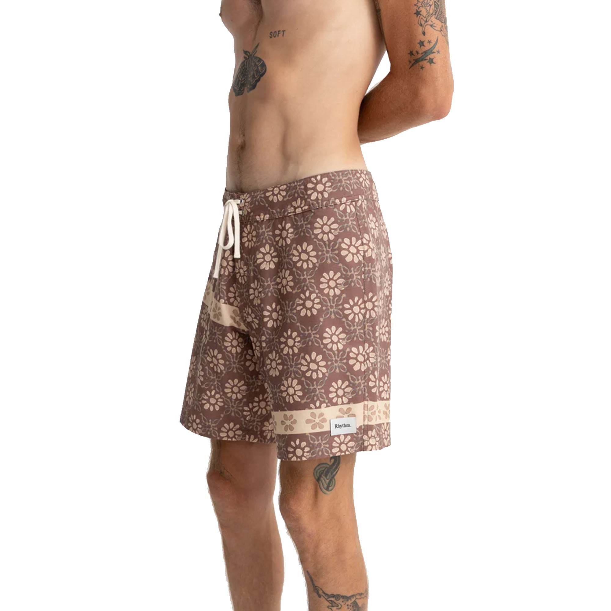 Rhythm Mawi Men's Boardshorts - Brick