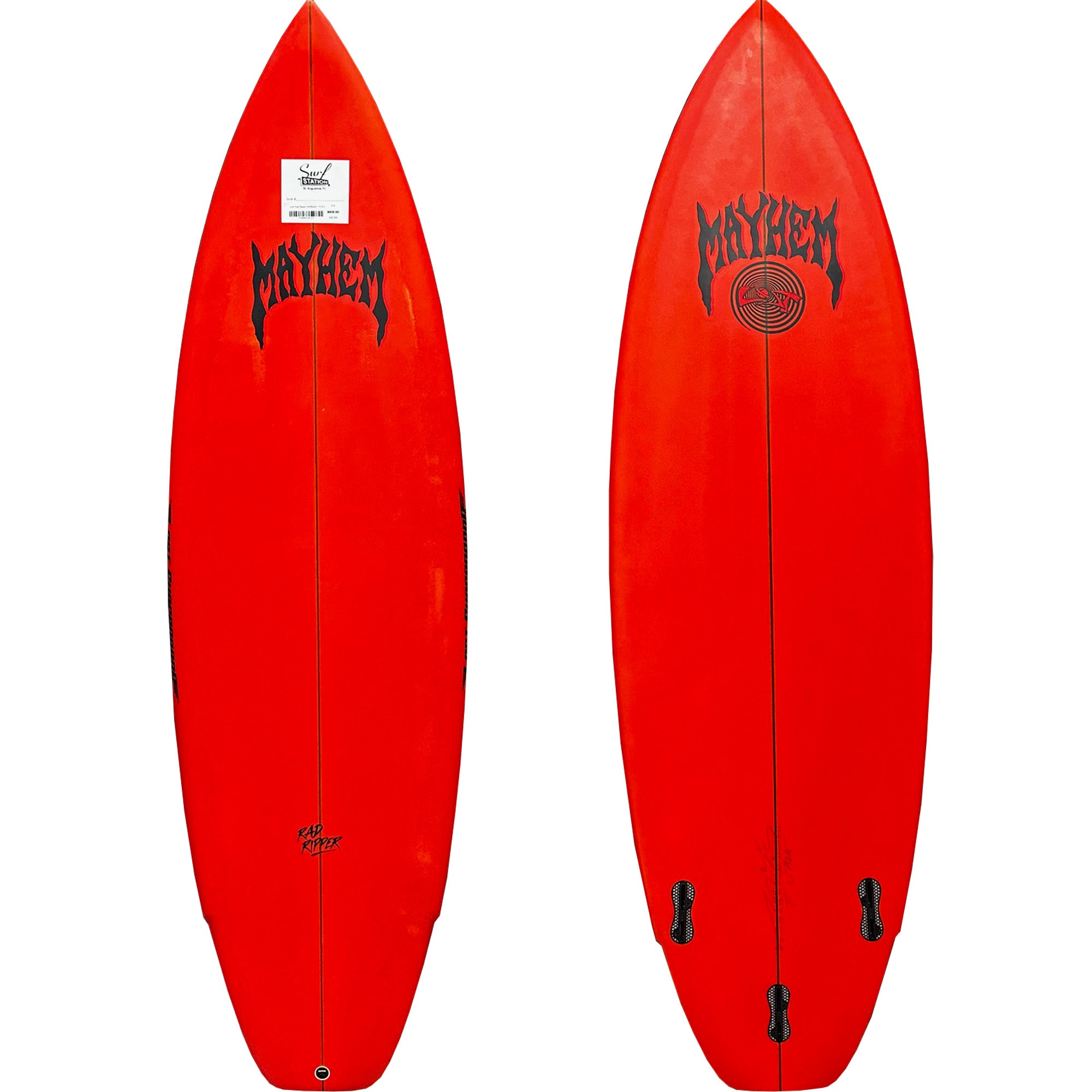 Lost Rad Ripper Surfboard - FCS II