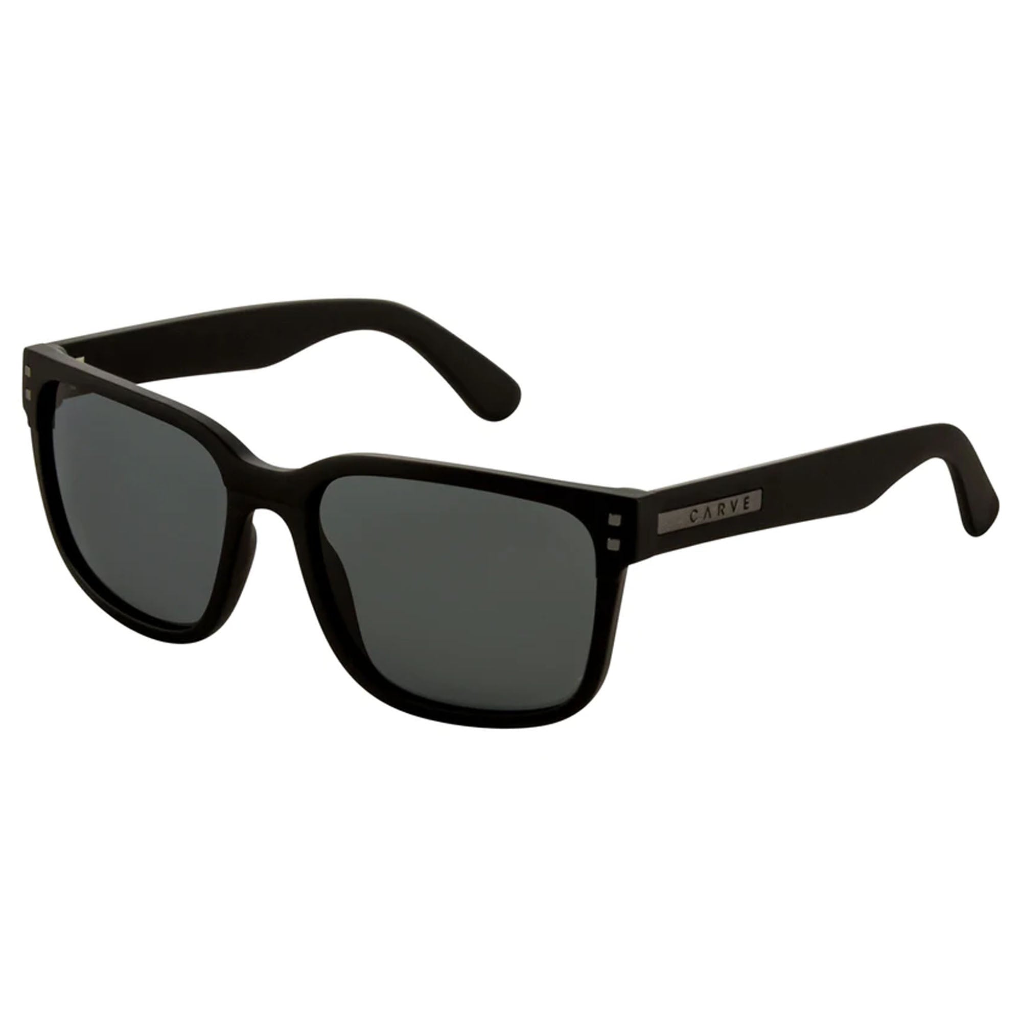 Carve Rivals XL Men's Sunglasses - Matte Black/Grey Polarized