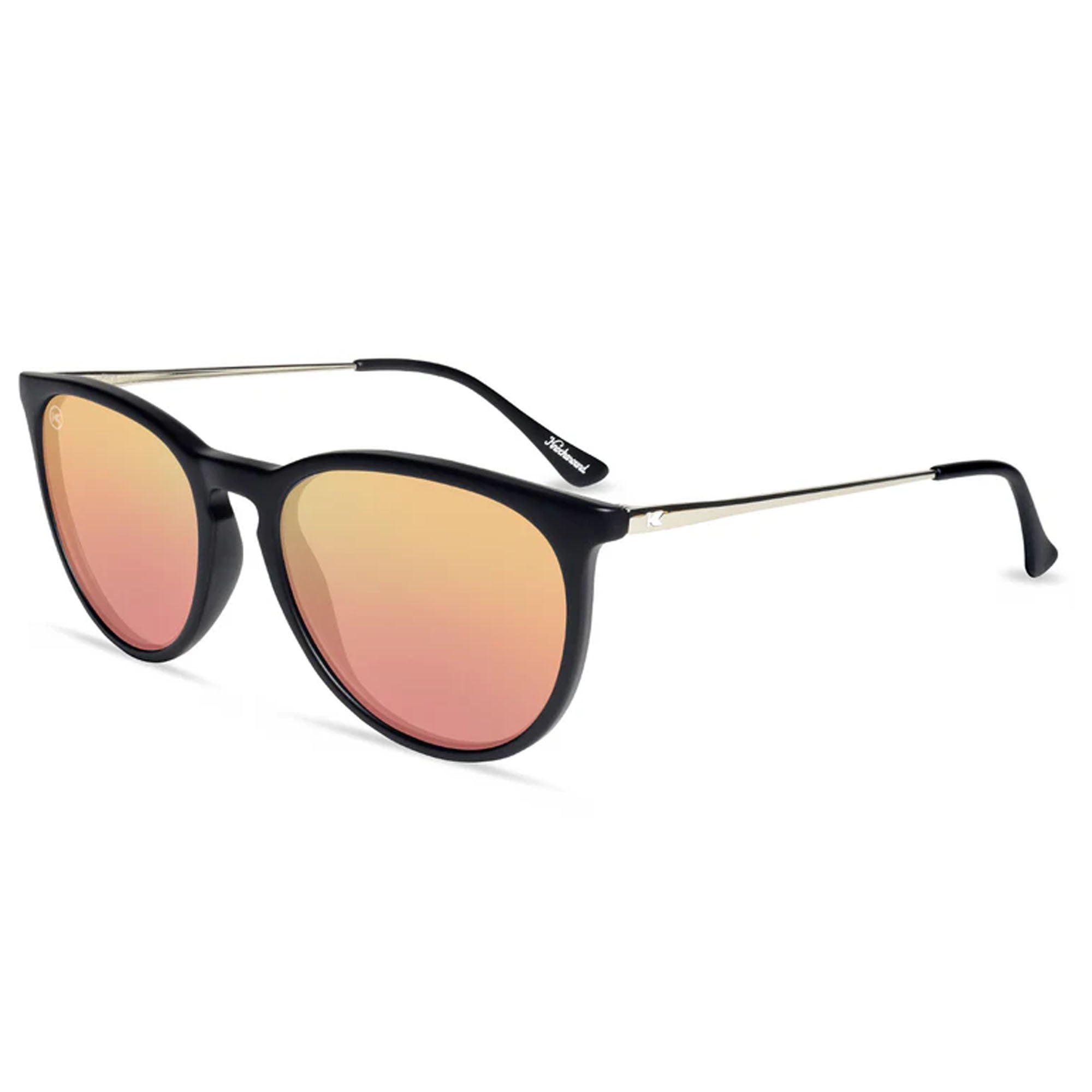 Knockaround Mary Janes Women's Sunglasses - Matte Black/Rose Gold