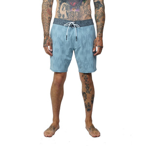 Lost Layback 18" Men's Boardshorts - Pond Blue