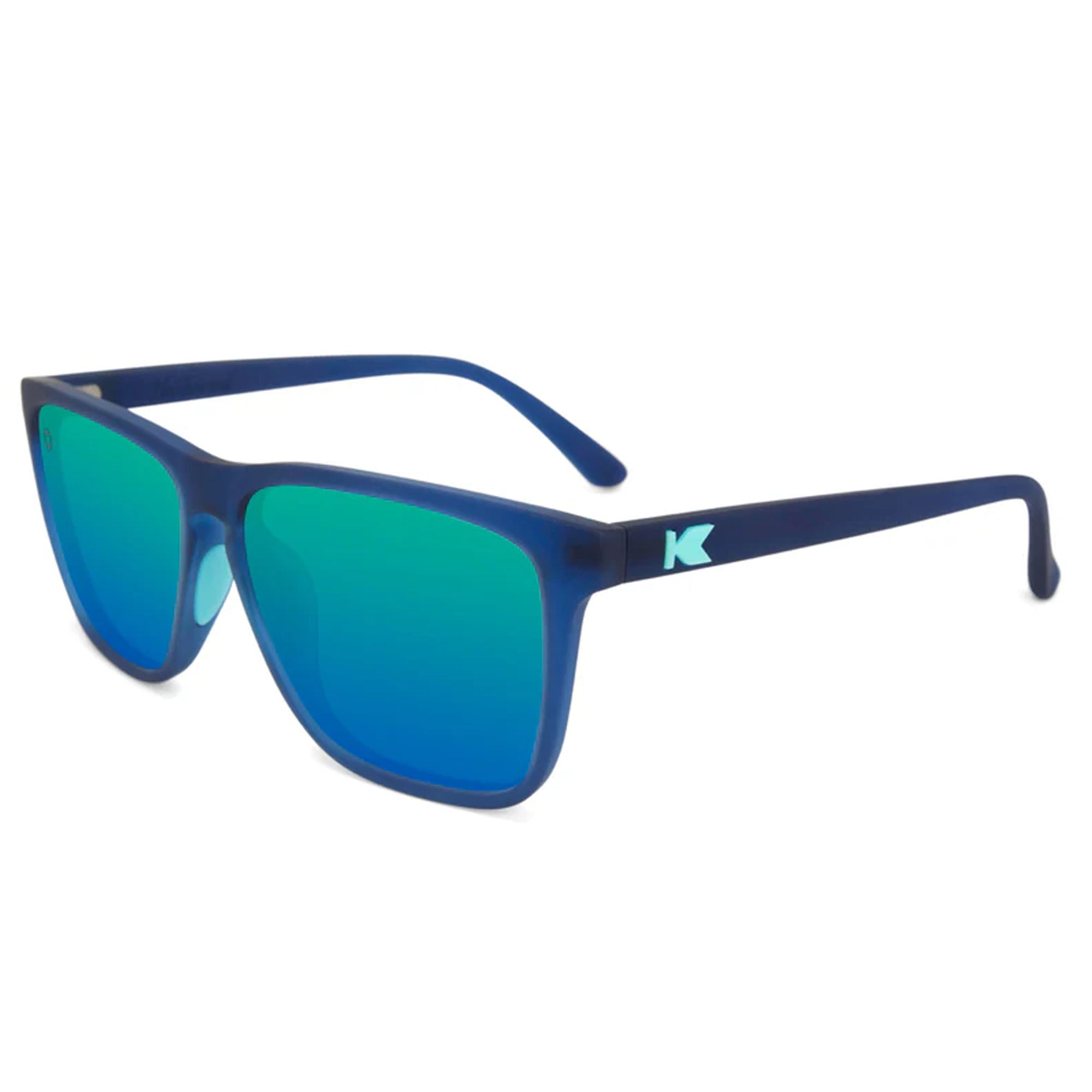 Knockaround Fast Lanes Sport Men's Sunglasses - Rubberized Navy Mint