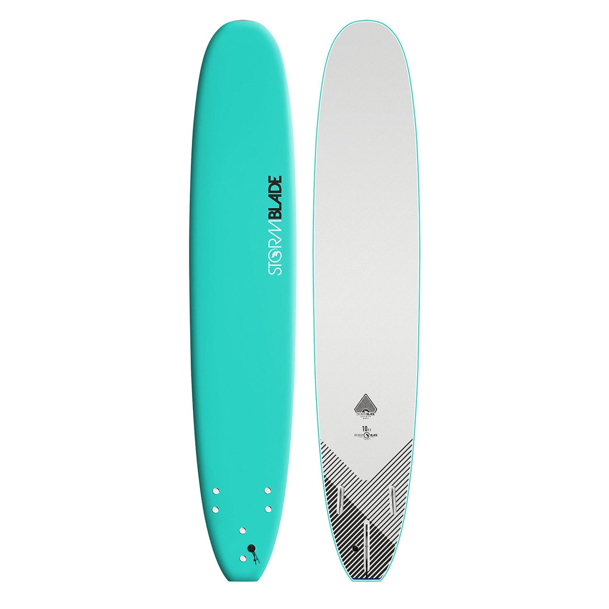 Storm Blade Classic 10'0 Soft Surfboard - Turquoise