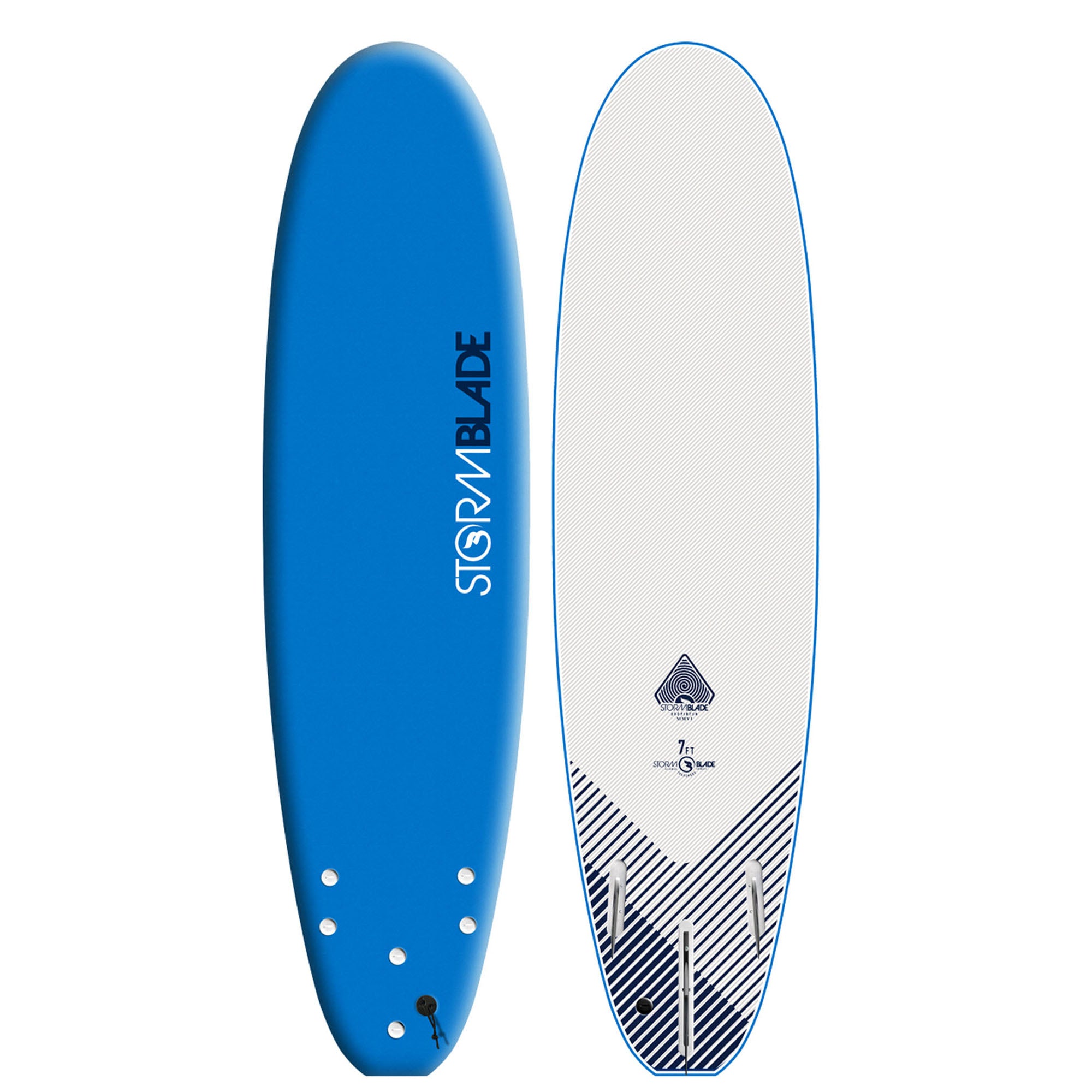 Storm Blade Classic 7'0 Soft Surfboard - Azure Blue