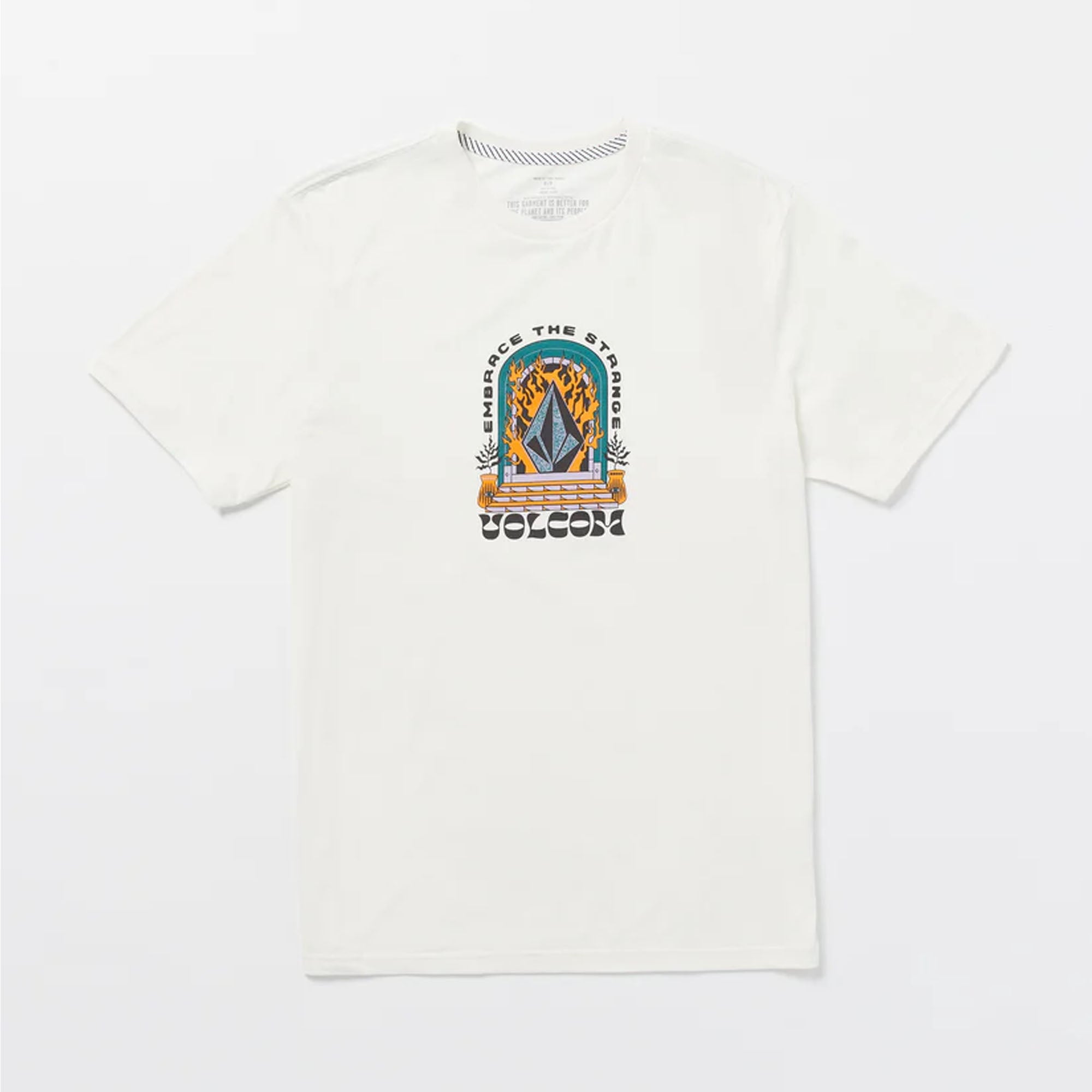 Volcom Sacred Stone Men's S/S T-Shirt - Off White