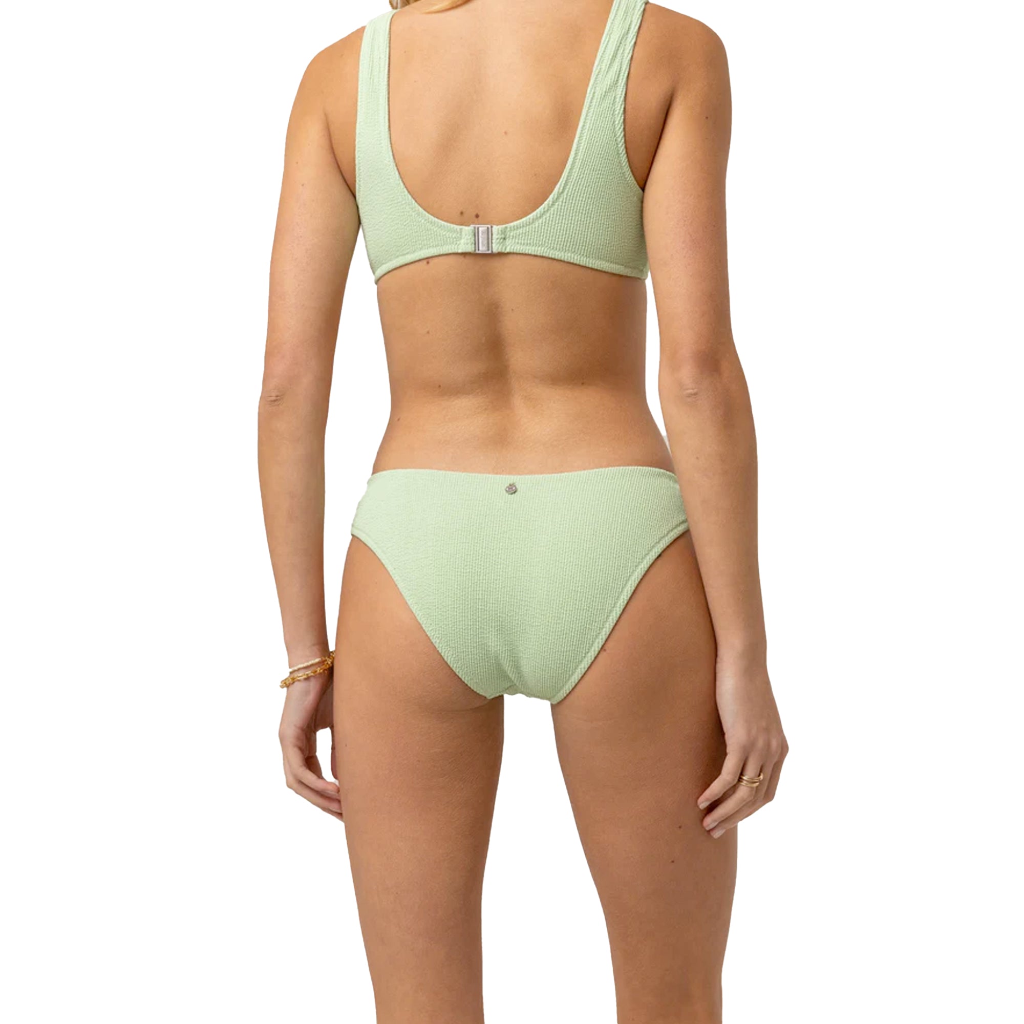 Rhythm Wave Break Holiday Women's Bikini Bottoms - Sage