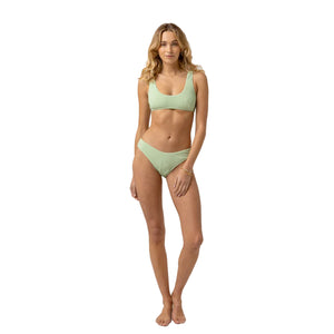 Rhythm Wave Break Holiday Women's Bikini Bottoms - Sage