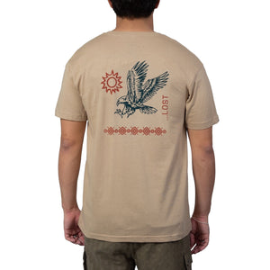 Lost Soaring Eagle Men's S/S T-Shirt - Sand