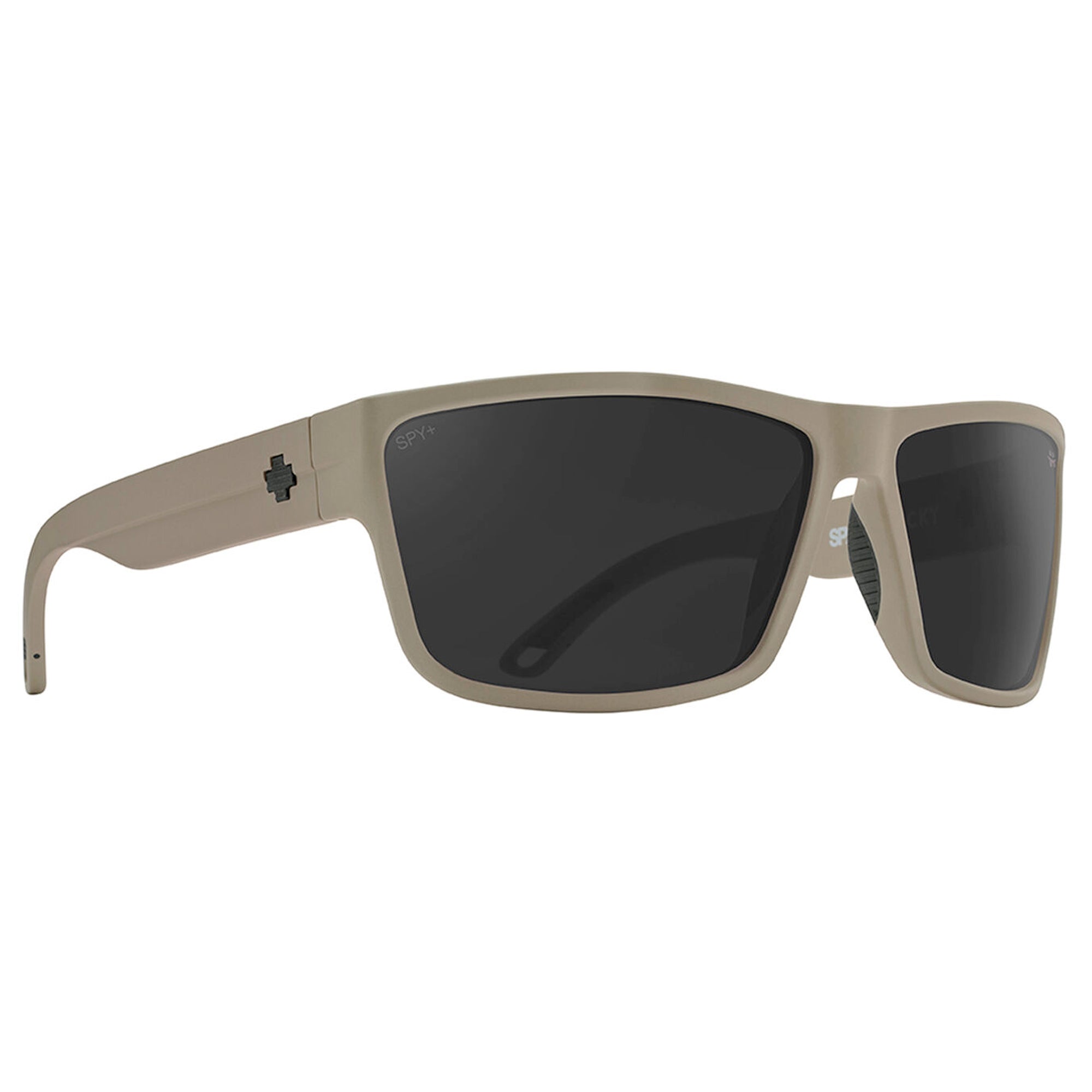 Spy Rocky Men's Sunglasses - Matte Sand/Happy Grey