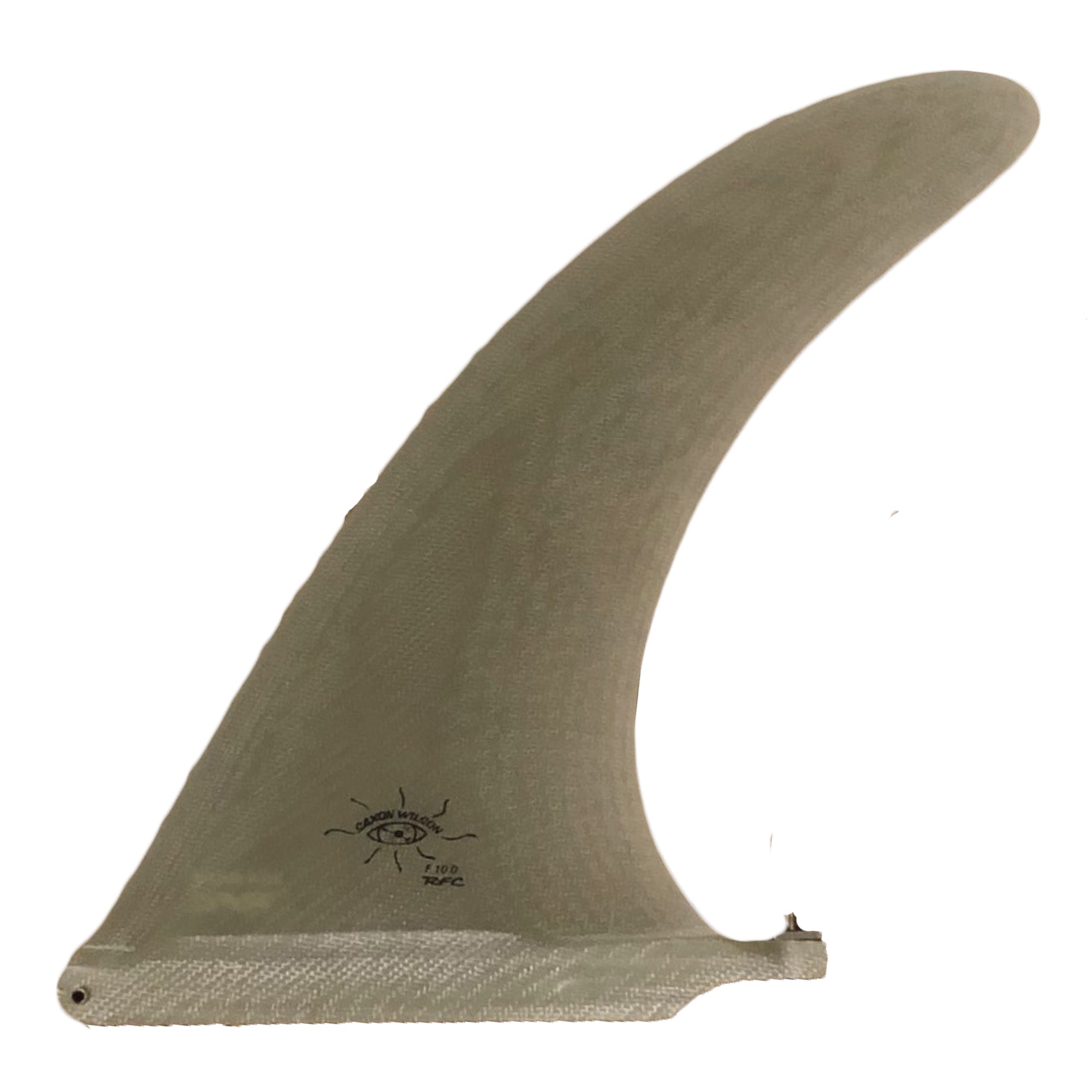 Rainbow Fin Co. Saxon Wilson Flex Longboard Fin - 10"/Clear