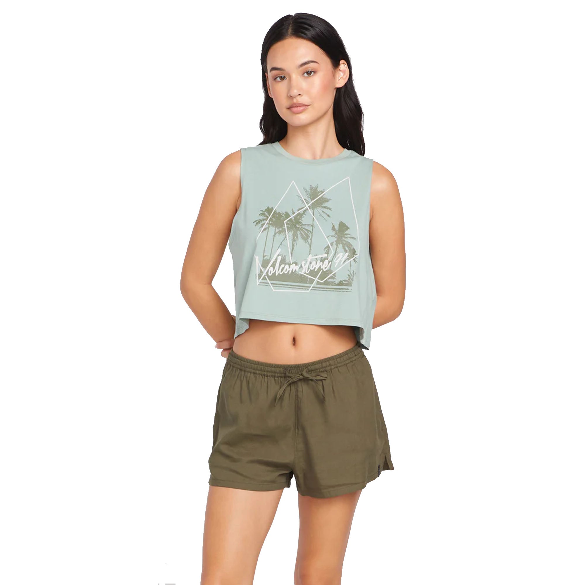 Volcom Stone Hour Crop Women's Tank Top