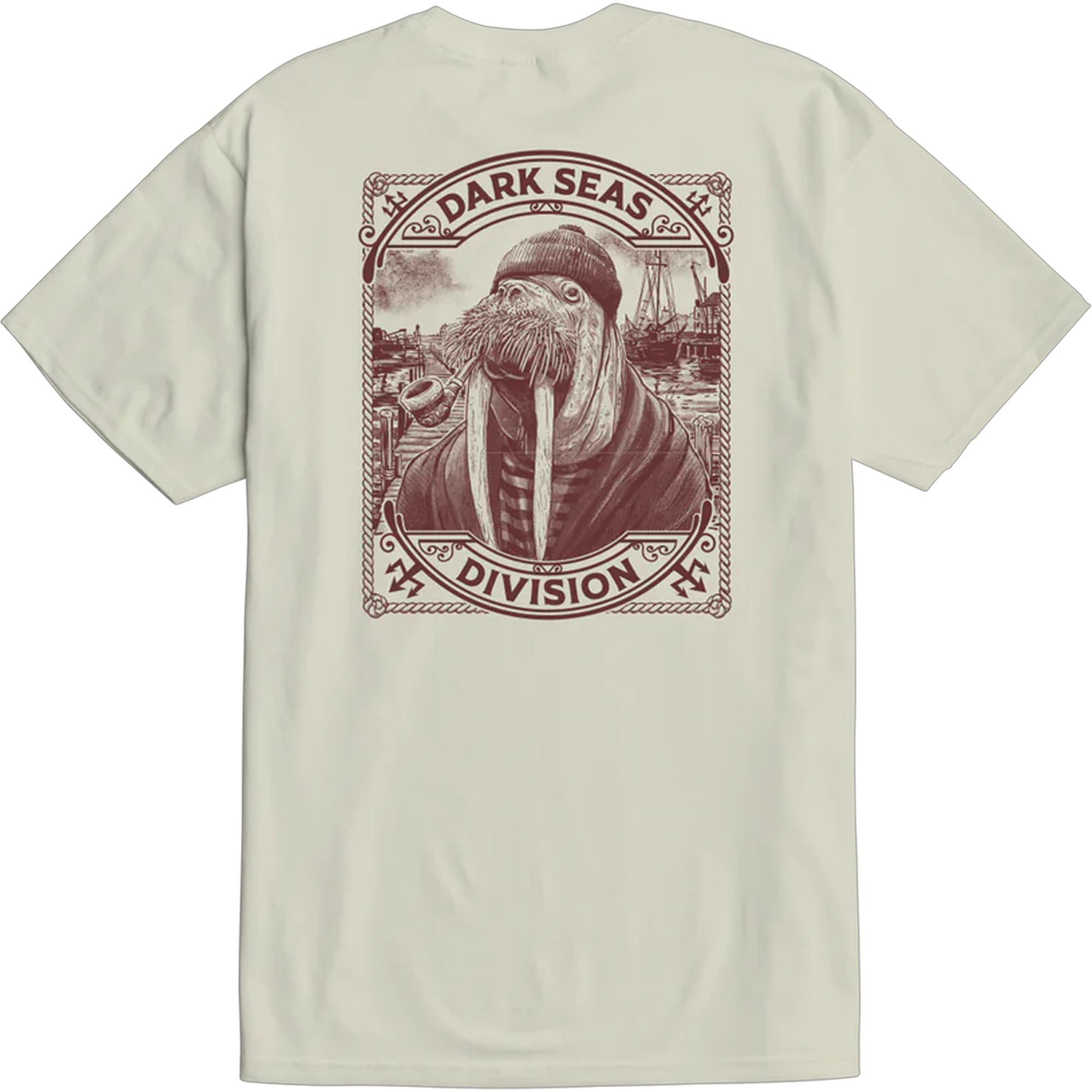 Dark Seas Seaworthy II Stock Men's S/S T-Shirt - Cream