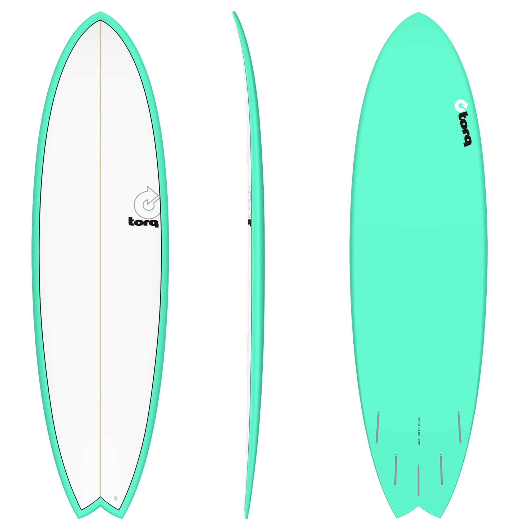 Torq Mod Fish TEC 7'2 Surfboard - Futures