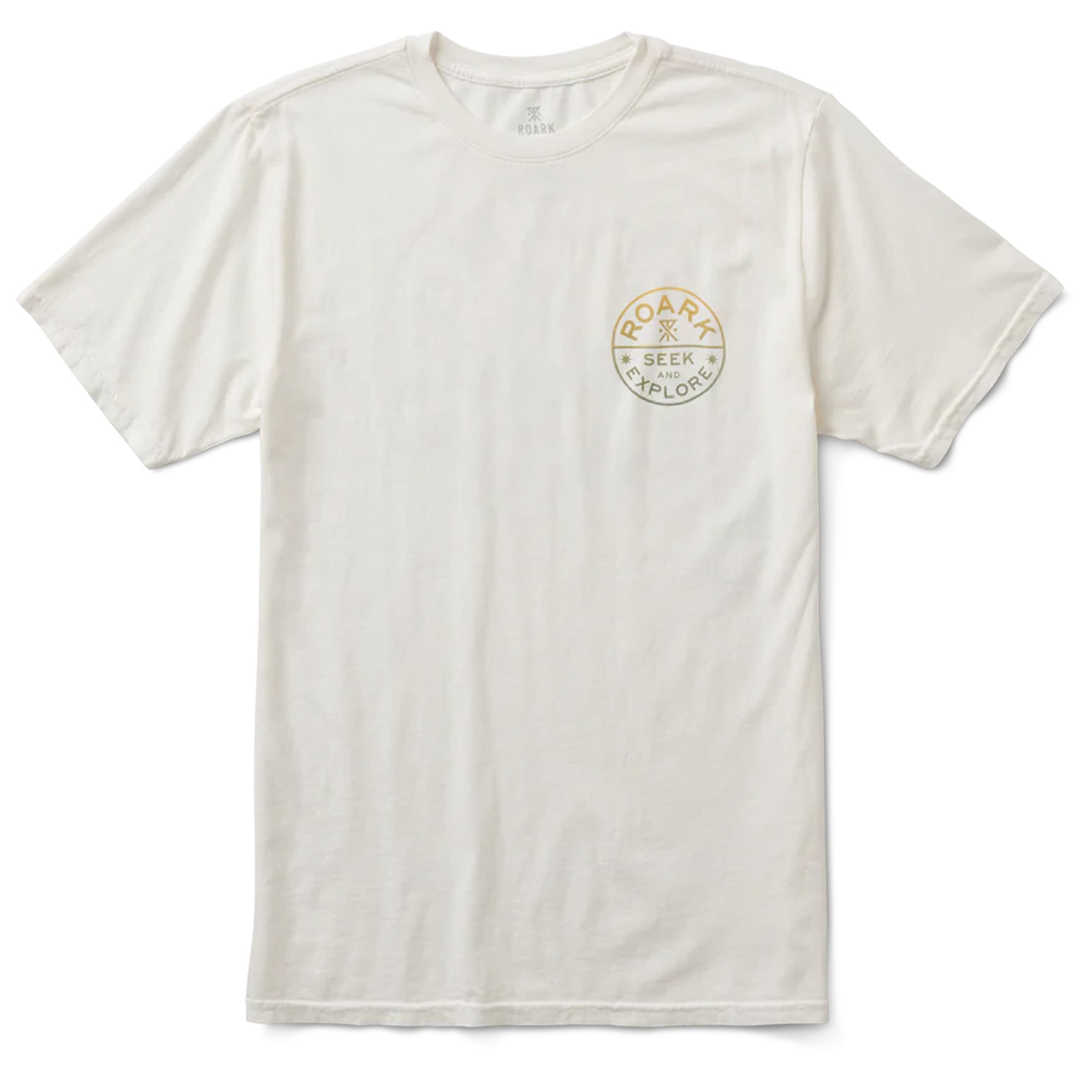 Roark Branded Seek & Explore Men's S/S T-Shirt - Off White