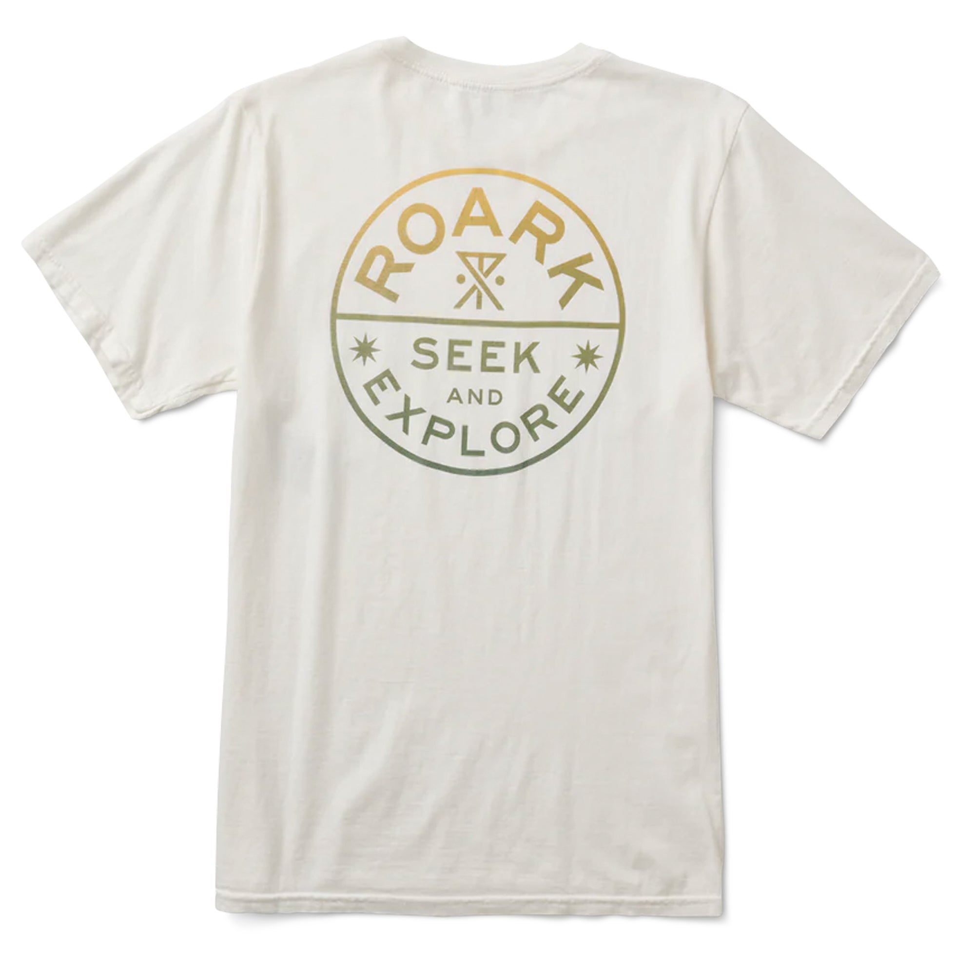 Roark Branded Seek & Explore Men's S/S T-Shirt - Off White