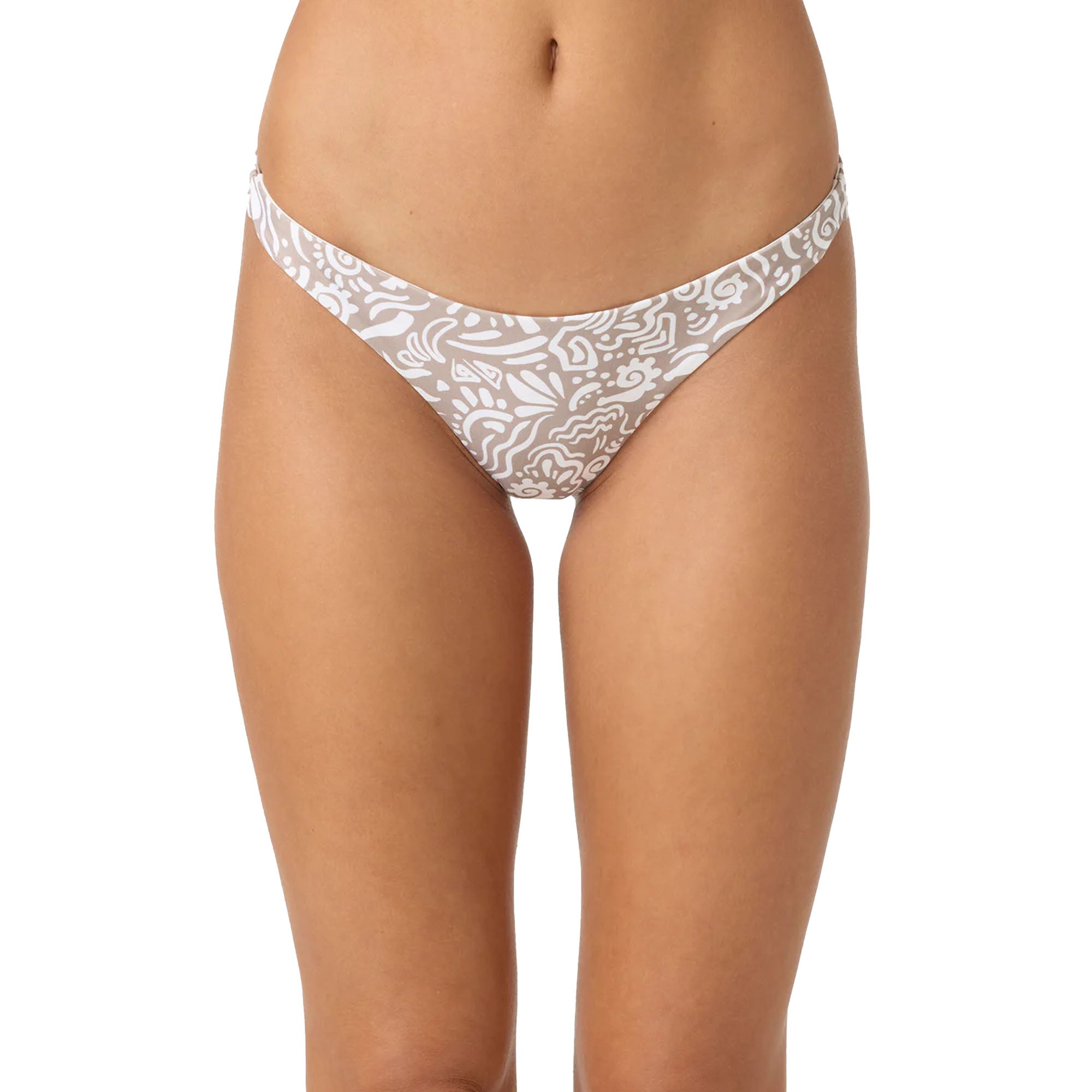 O'Neill Saltwater Essentials Hermosa Women's Skimpy Bikini Bottoms - Dune