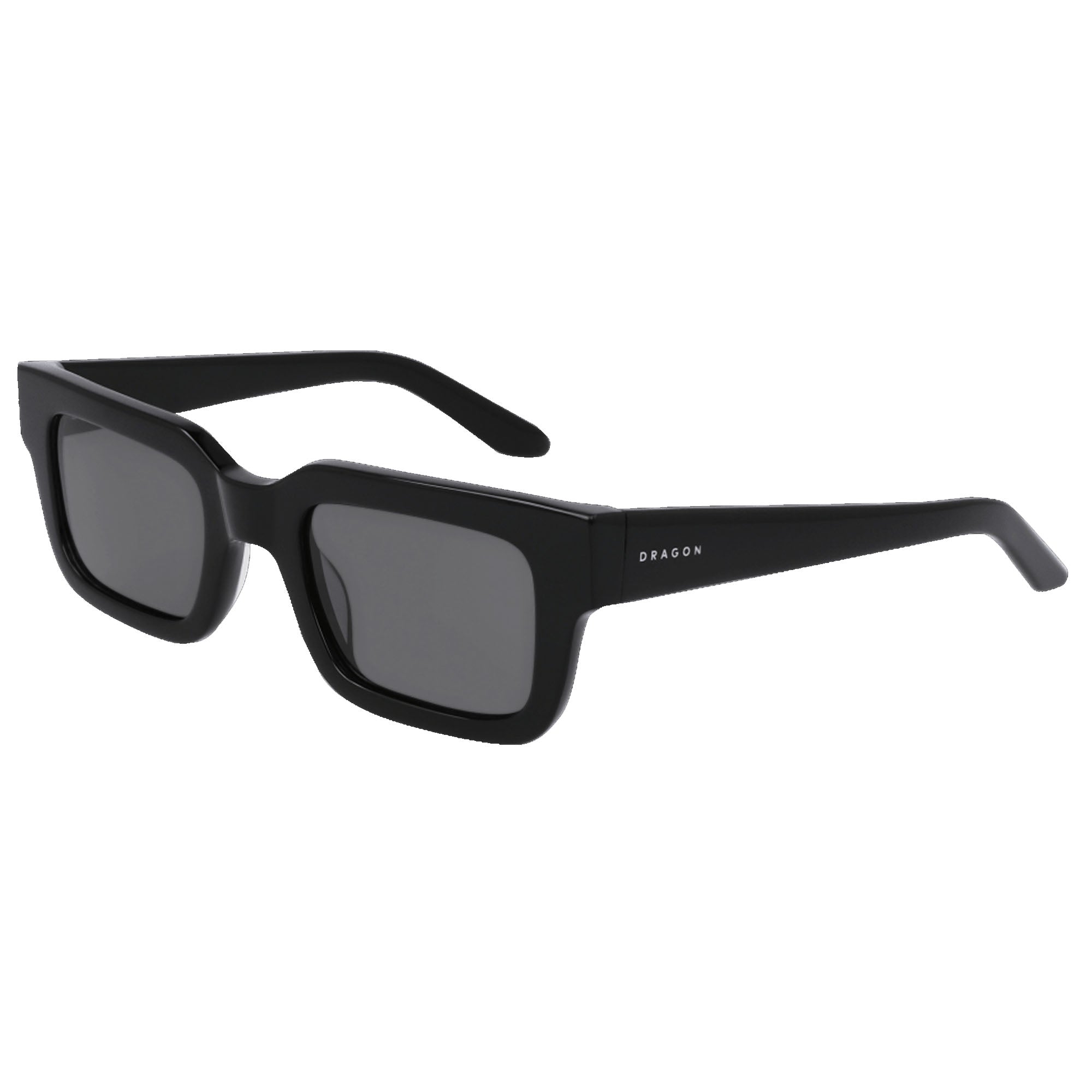 Dragon Ezra Men's Sunglasses - Shiny Black/Smoke Polarized