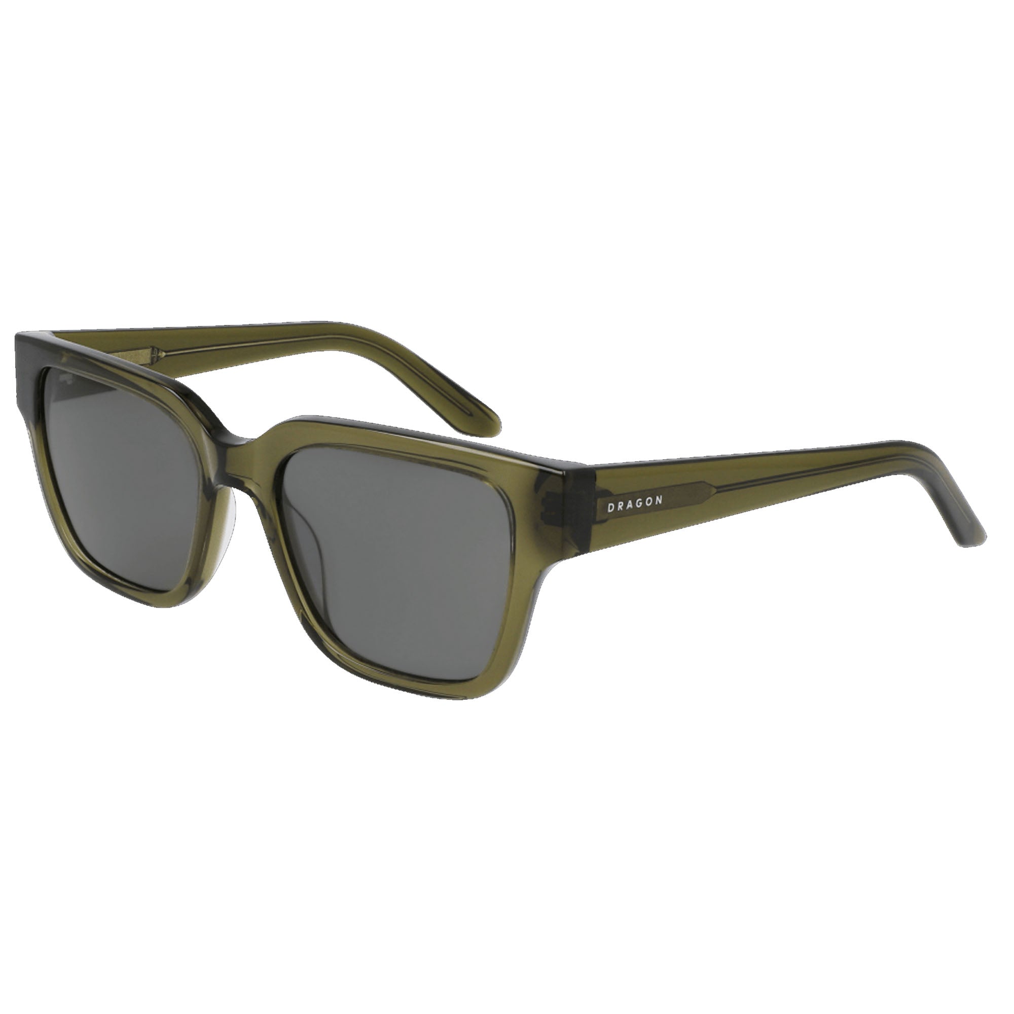 Dragon Rowan Men's Sunglasses - Shiny Sap/Smoke Polarized