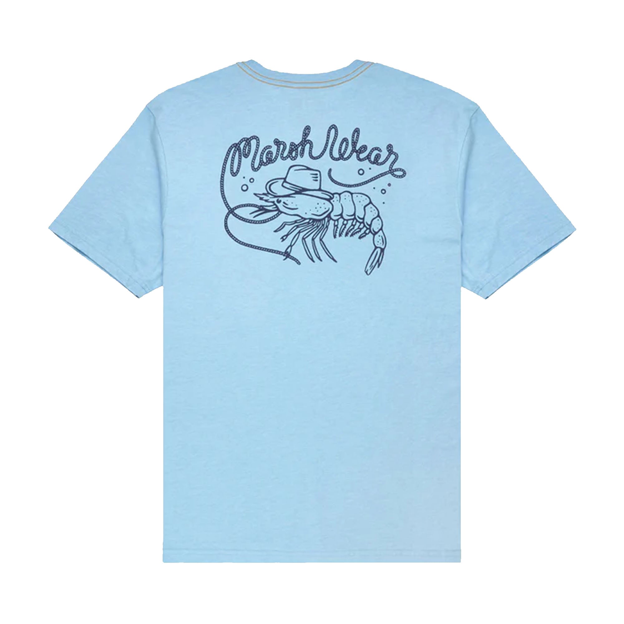 Marsh Wear Western Shrimp Men's S/S T-Shirt - Bluesteel Heather