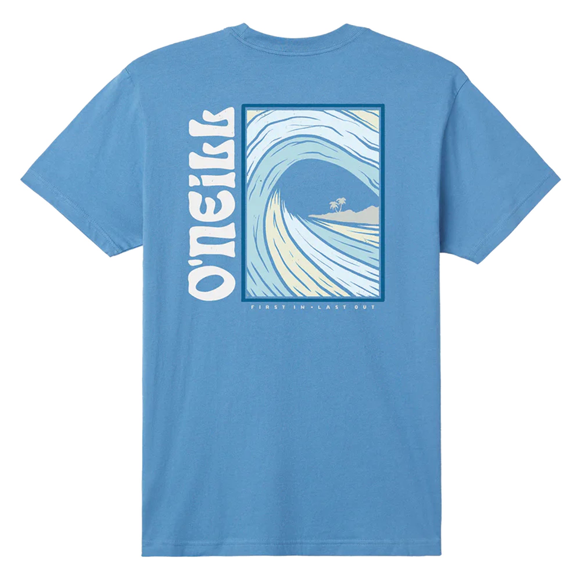 O'Neill Side Wave Men's S/S T-Shirt - Blue