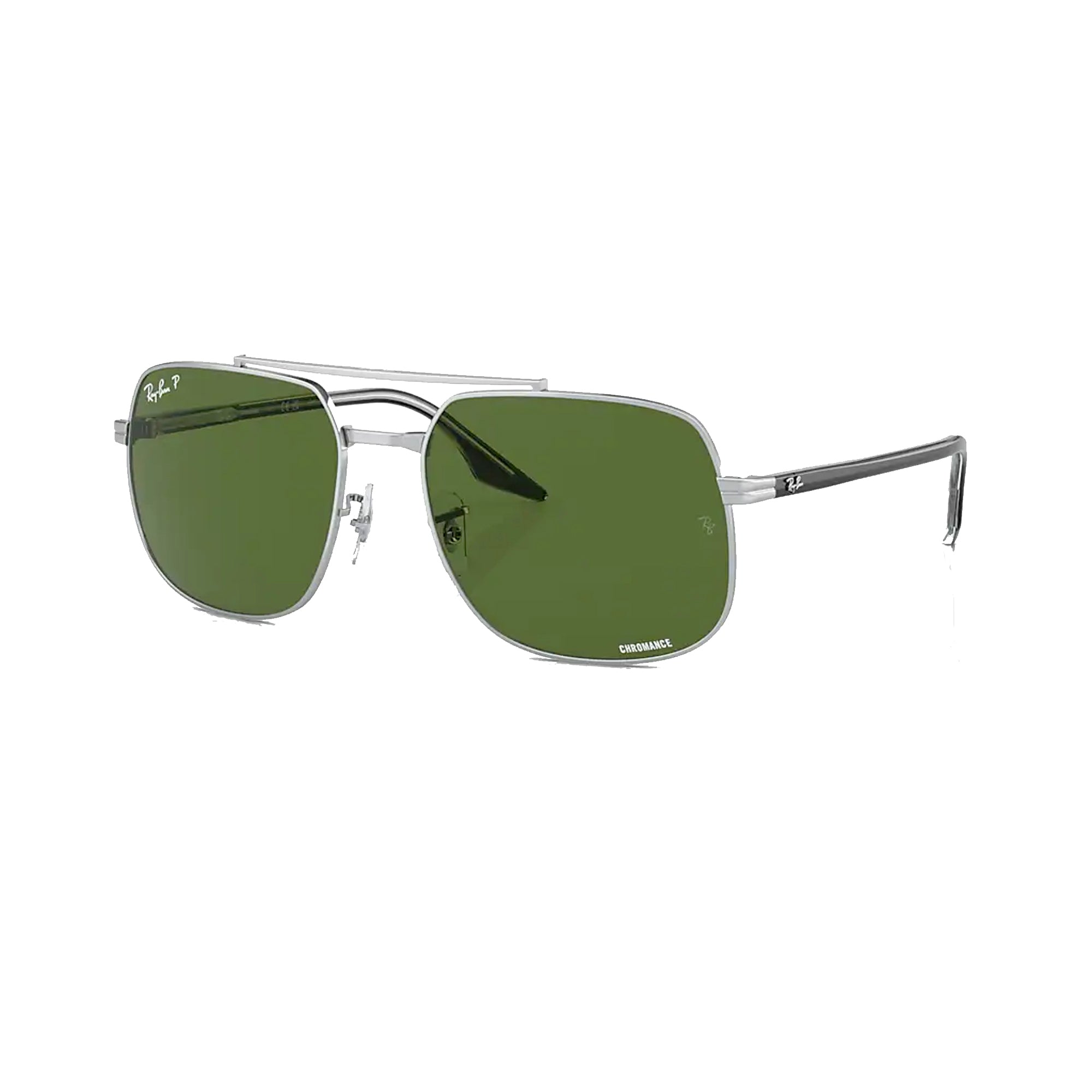 Ray-Ban RB3699 Women's Sunglasses - Silver/Dark Green Polarized