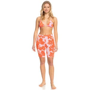 Roxy Surf Kind Kate Women's Biker Shorts - Pink/Orange