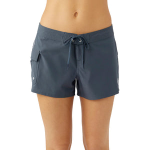 O'Neill Saltwater Solids Whitecap Stretch 3" Women's Boardshorts - Slate