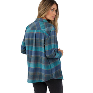 O'Neill Logan Women's L/S Flannel Shirt - Slate