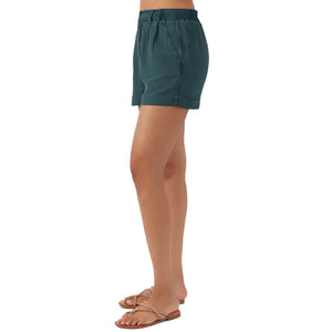 O'Neill Rowan Linen Blend Women's Shorts - Slate