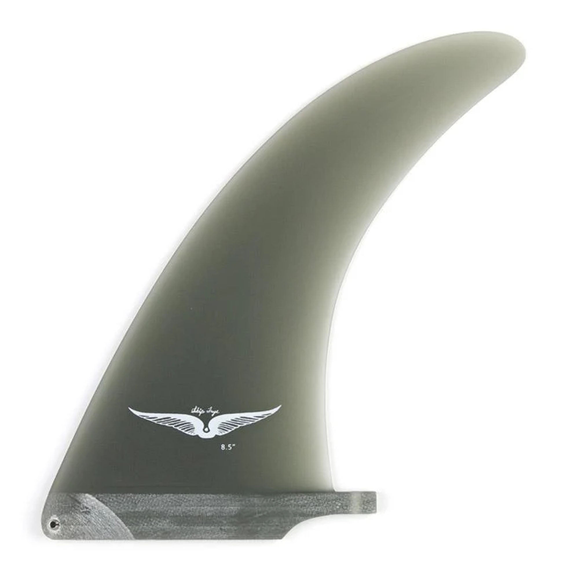 True Ames Skip Frye 8.5" Longboard Fin - Smoke