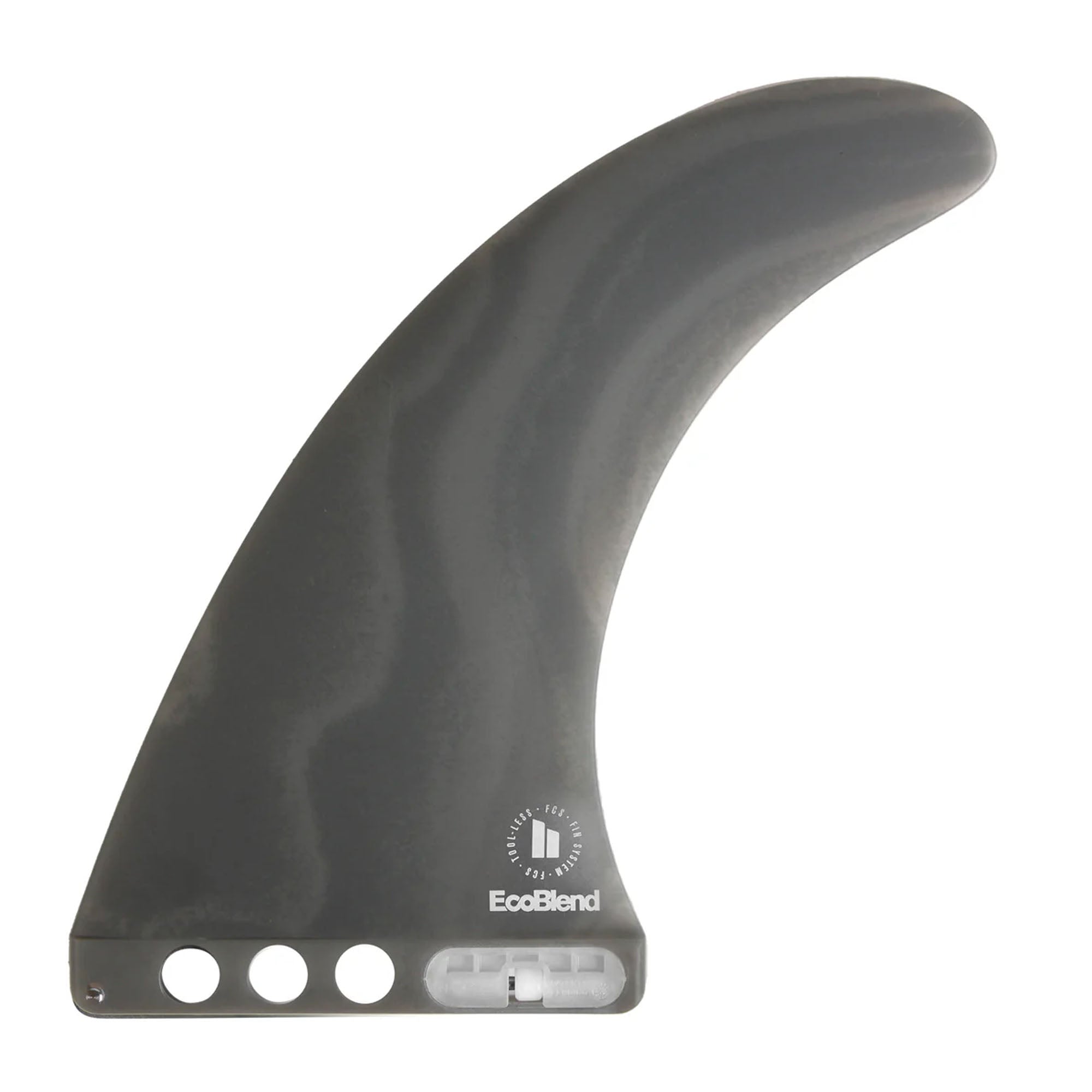 FCS II Connect Neo ECO Glass Longboard Fin - 9"/Smoke