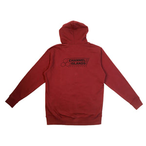 Channel Islands Solid Flag Men's Hoodie - Maroon