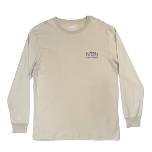 Channel Islands Spin Fin Men's L/S Shirt - Cement