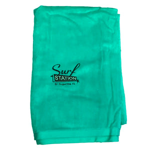 Surf Station Classic Beach Towel - Turquoise