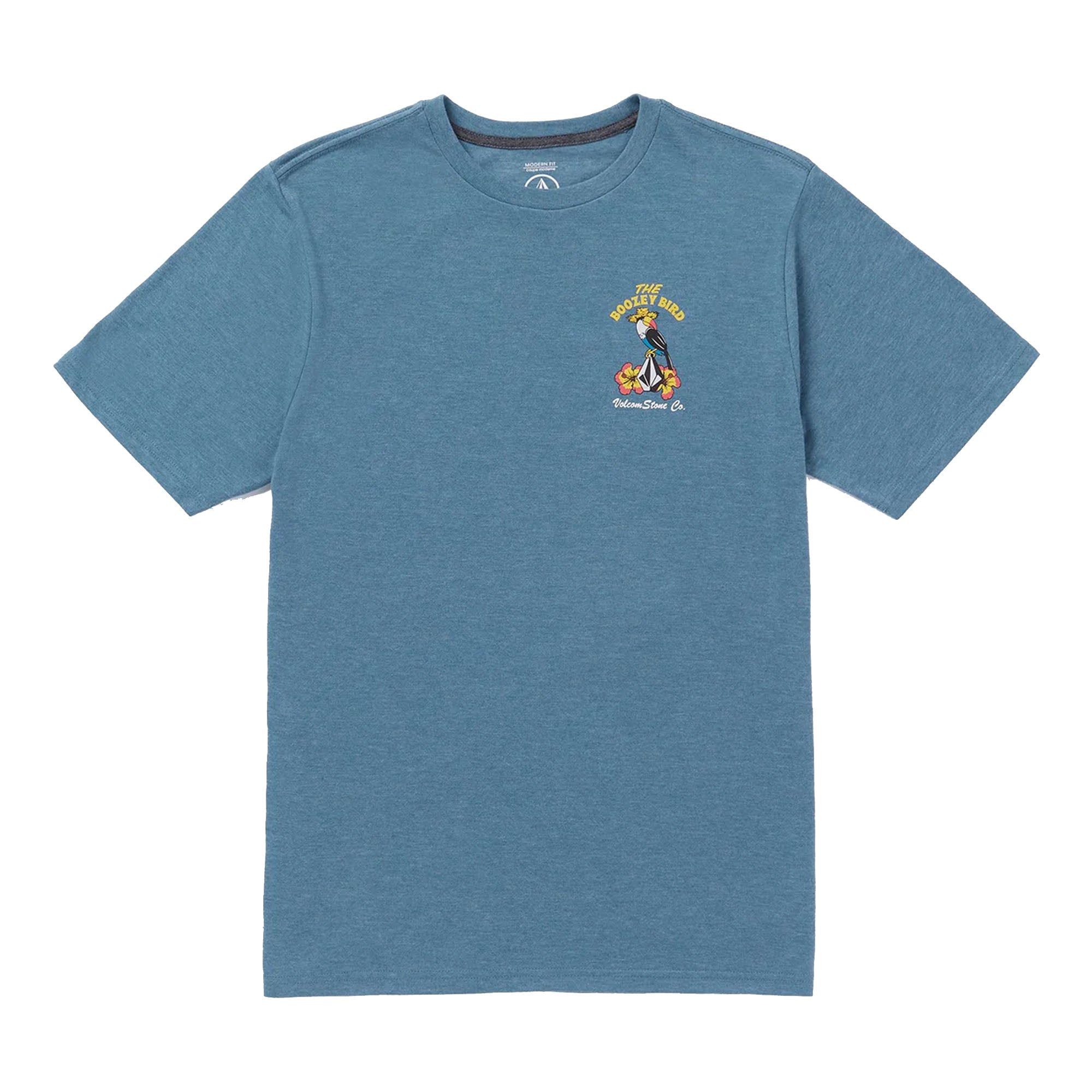 Volcom Boozey Bird Men's S/S T-Shirt - Blue Heather