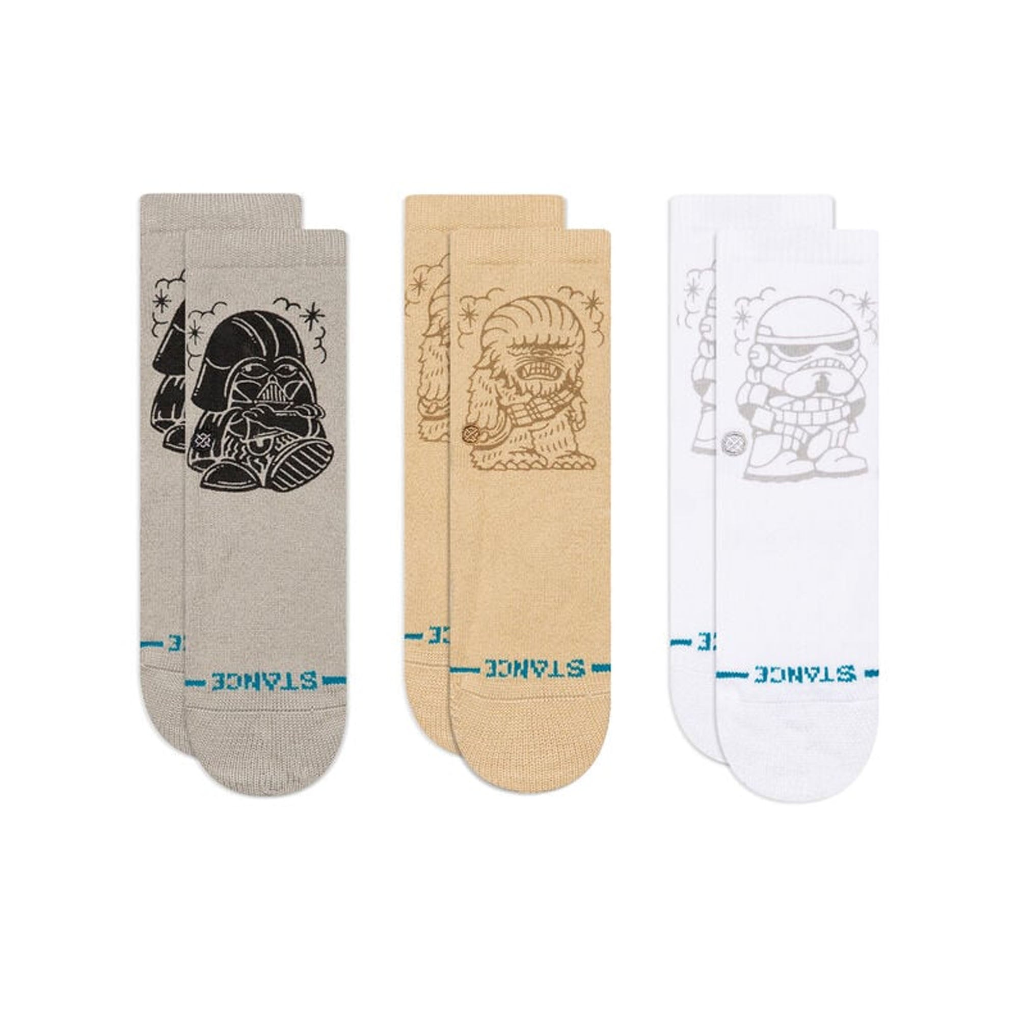 Stance DJ Star Wars 3-Pack Kid's Toddler Socks - Black